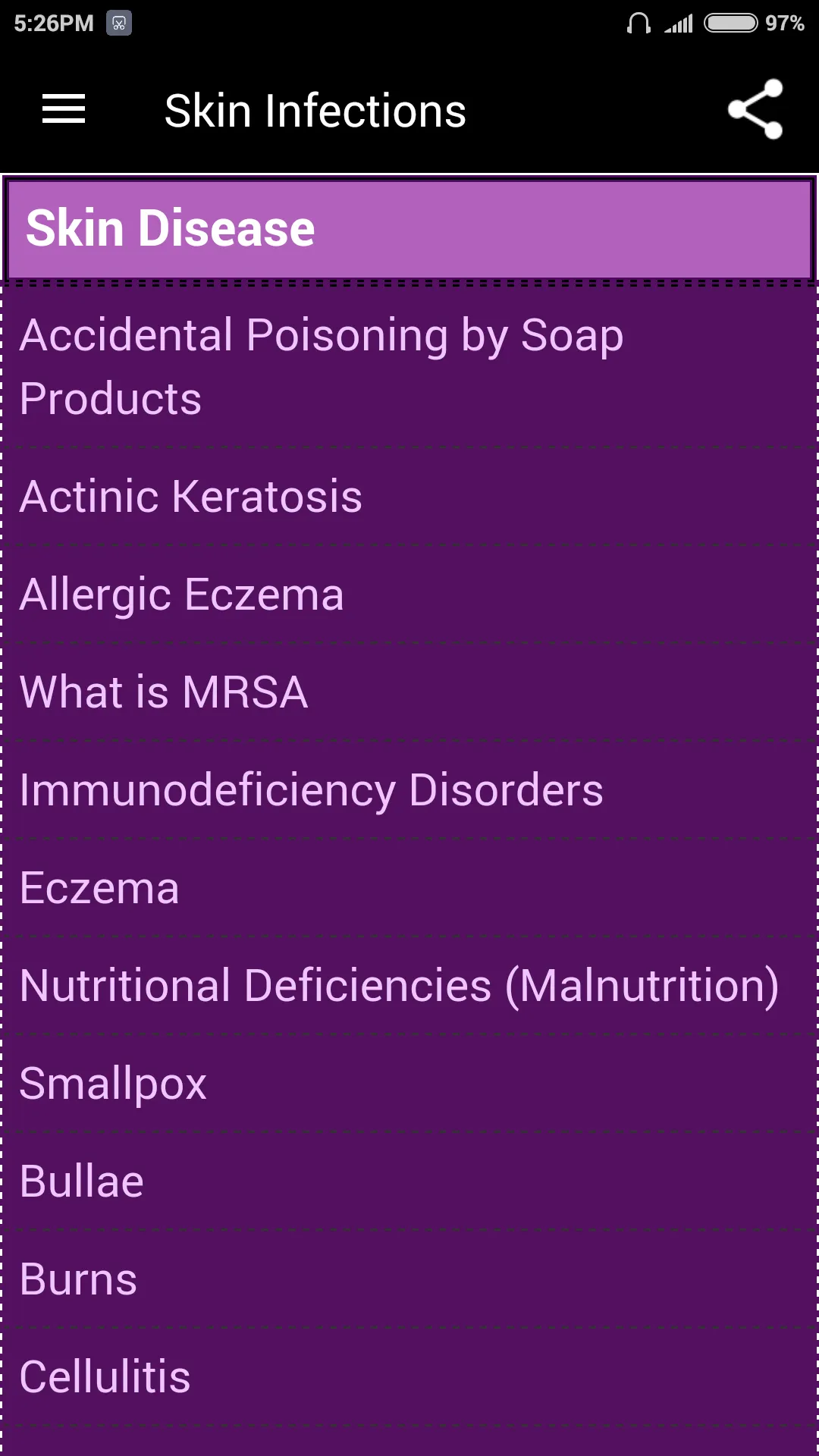 Skin Infections | Indus Appstore | Screenshot