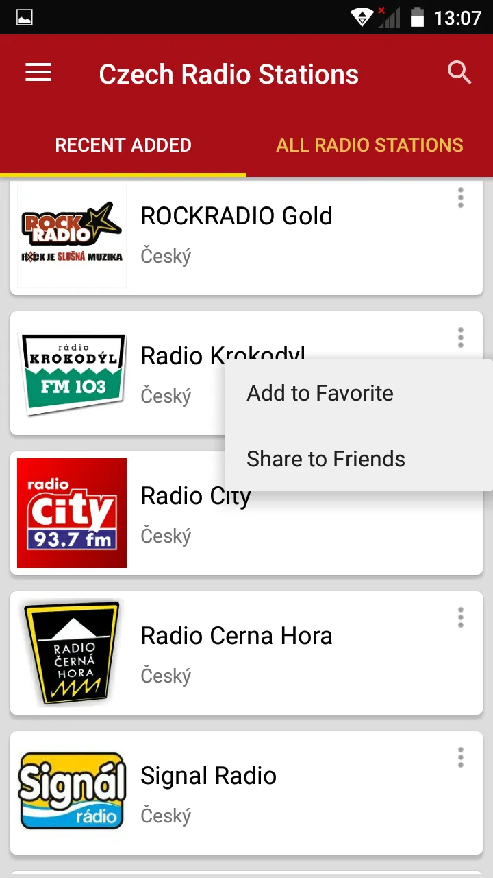 Czech Radio Stations | Indus Appstore | Screenshot