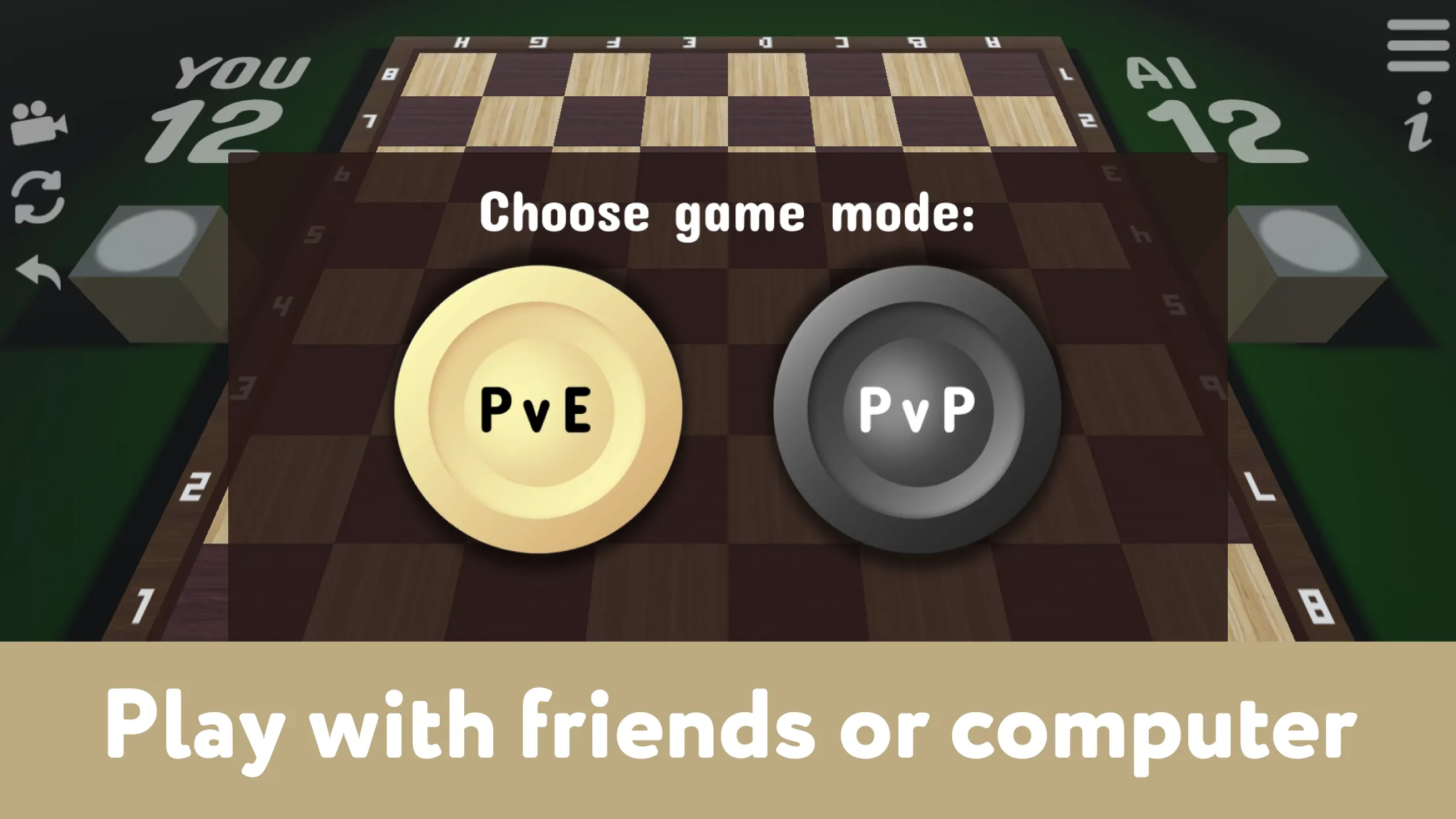 Checkers for two - Draughts | Indus Appstore | Screenshot