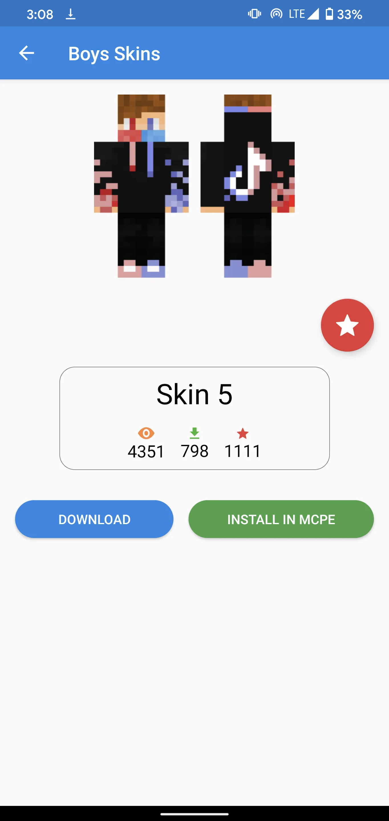 Boys Skins | Indus Appstore | Screenshot