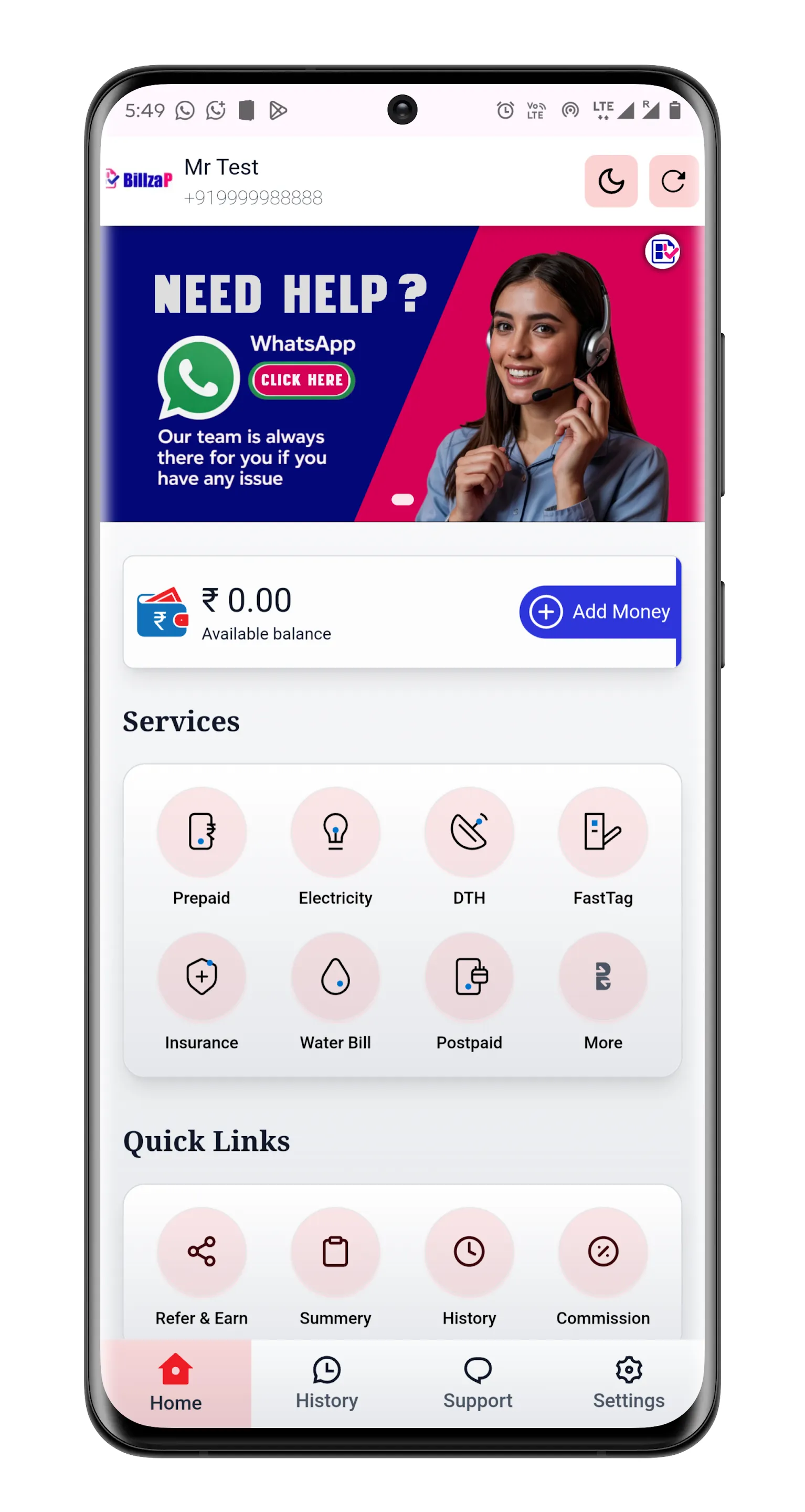 Billza Pay | Recharge App | Indus Appstore | Screenshot