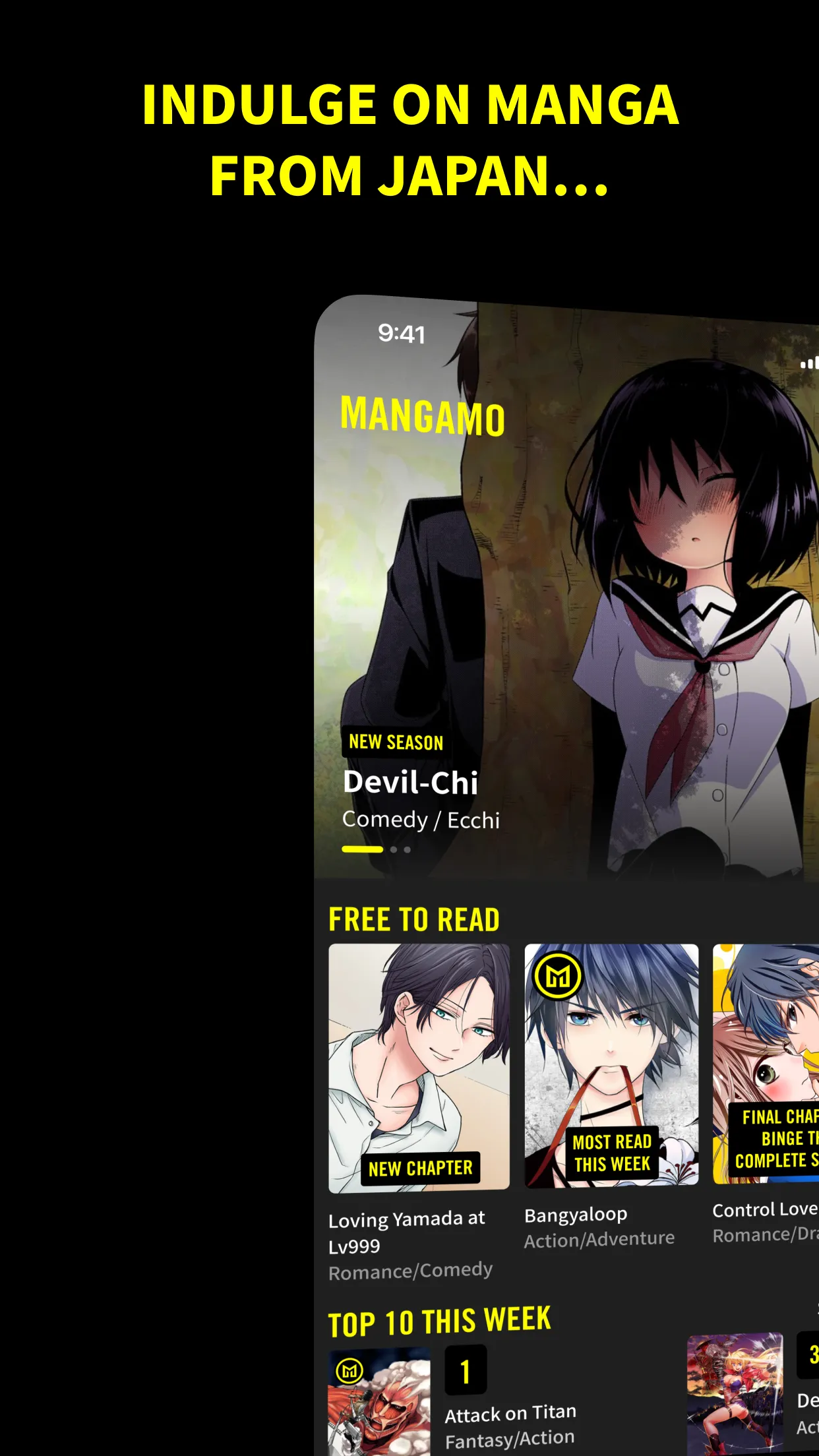 Mangamo Manga & Comics | Indus Appstore | Screenshot