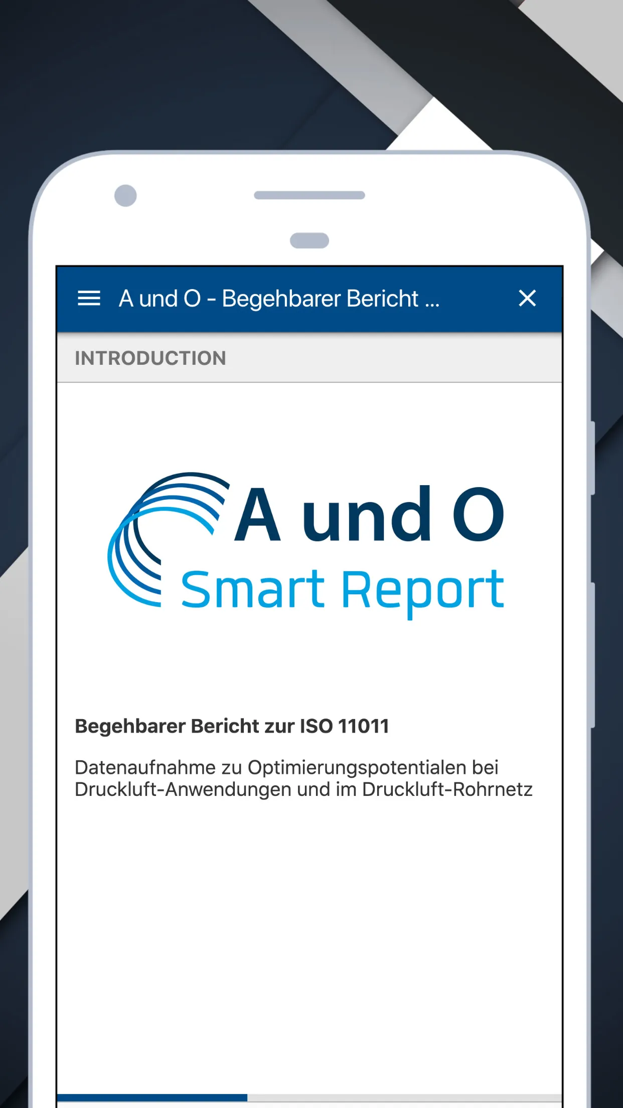 A und O Smart Report | Indus Appstore | Screenshot