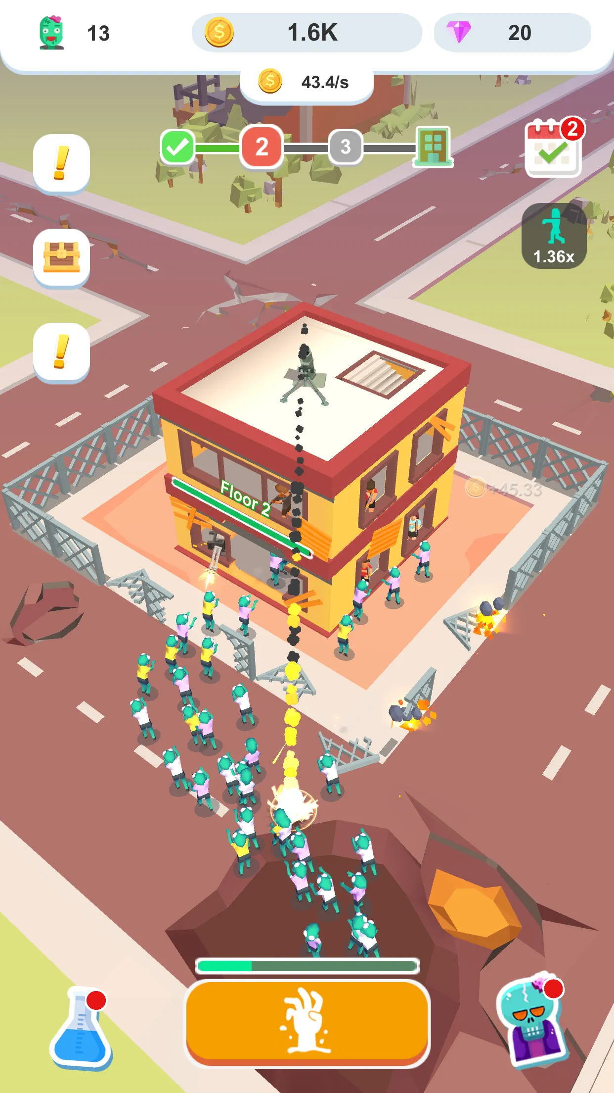 Idle Zombie Army | Indus Appstore | Screenshot