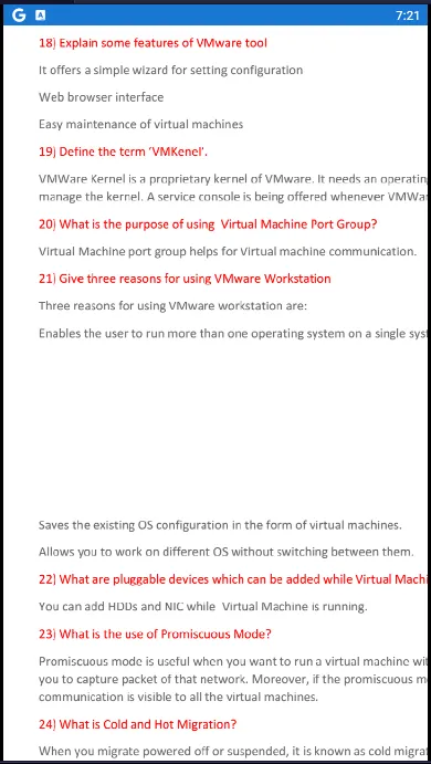 VMware interview Questions | Indus Appstore | Screenshot