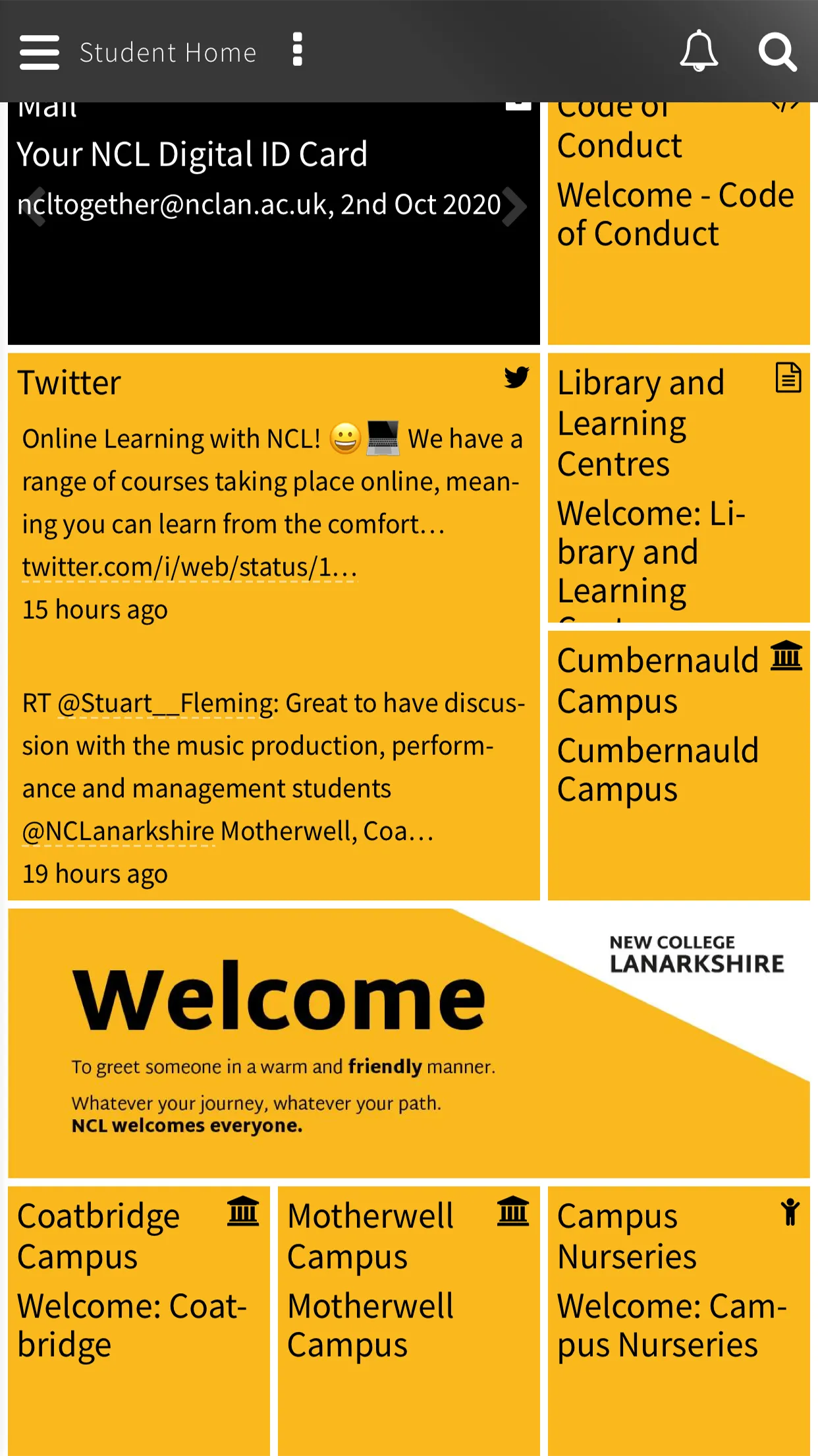 New College Lanarkshire | Indus Appstore | Screenshot