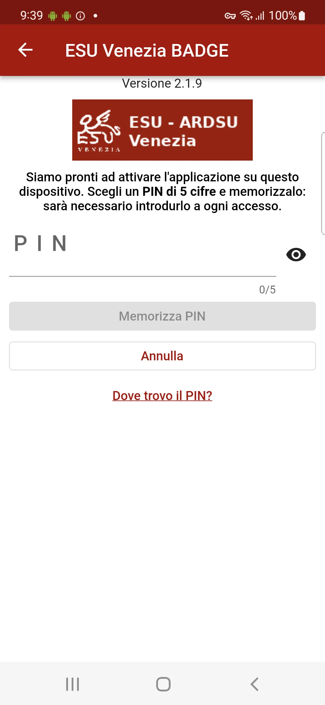 ESU Venezia BADGE | Indus Appstore | Screenshot