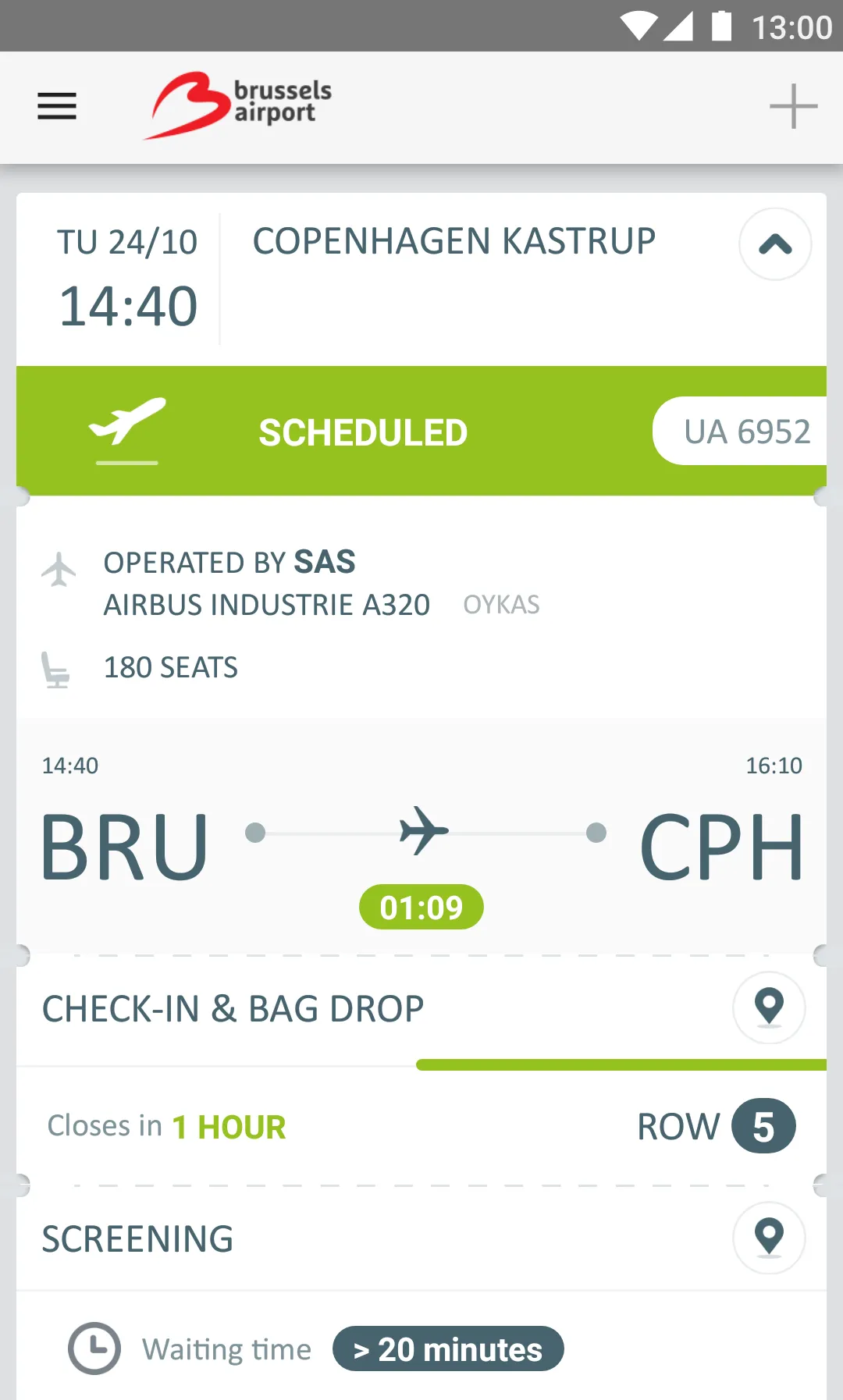 Brussels Airport | Indus Appstore | Screenshot