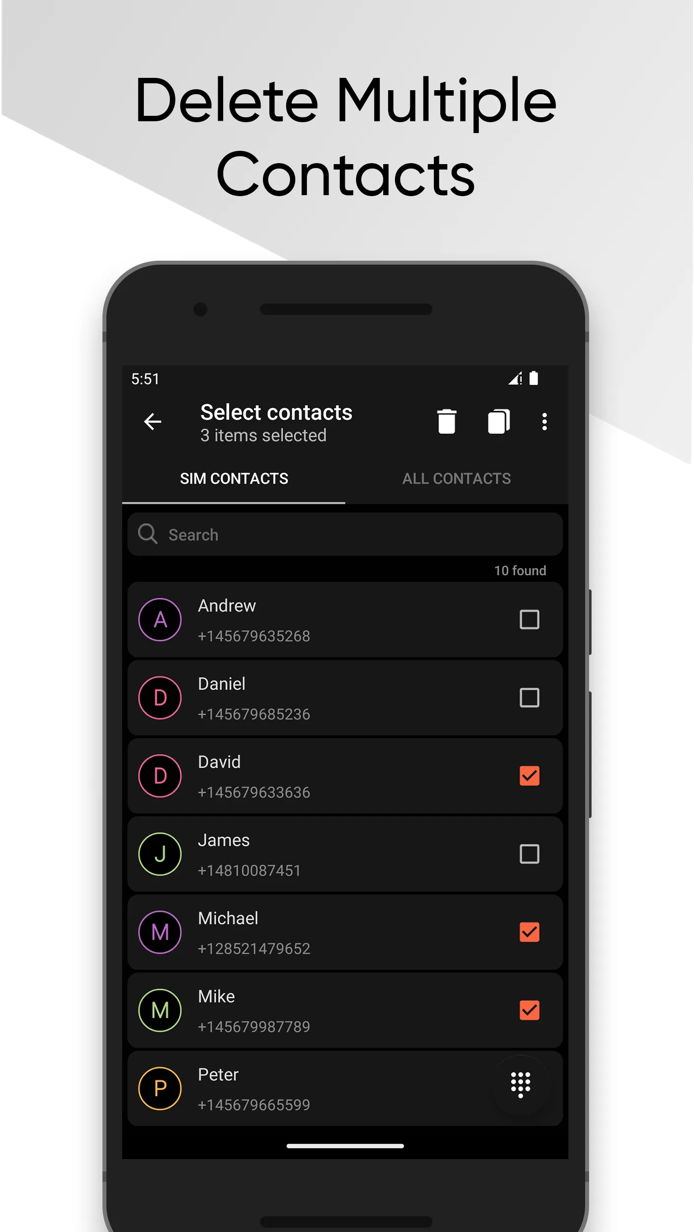 SIM Contacts Manager | Indus Appstore | Screenshot