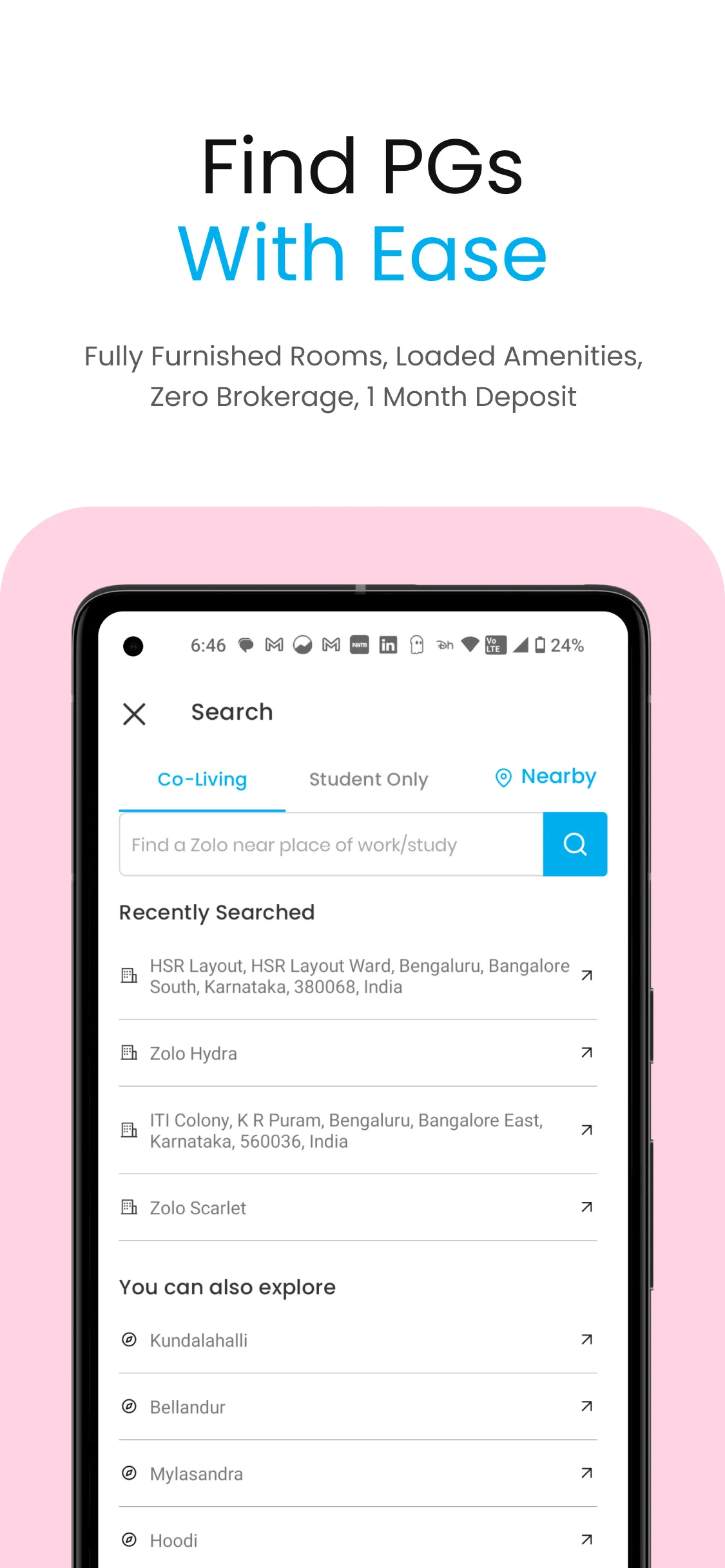 Zolo Coliving - Rent PG Online | Indus Appstore | Screenshot