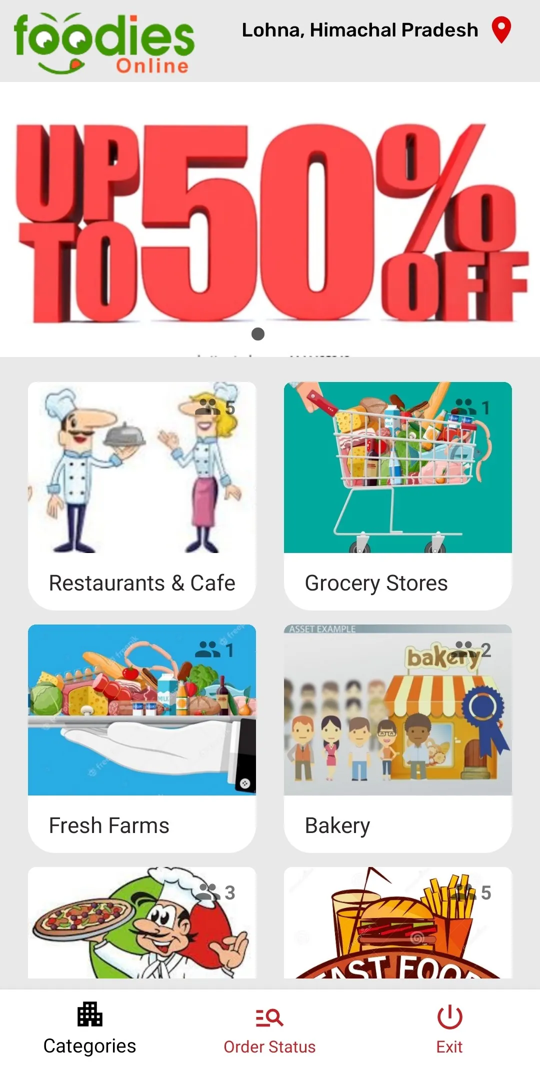 FoodiesOnline | Indus Appstore | Screenshot