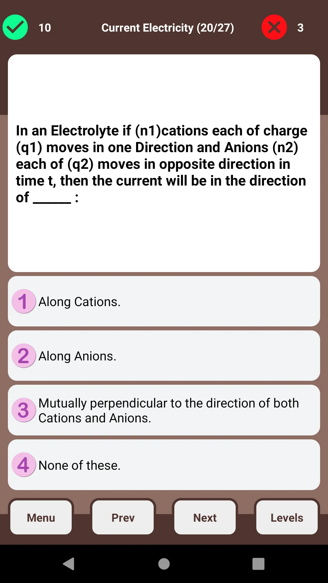 ICSE MCQ - Class 10th(Science) | Indus Appstore | Screenshot