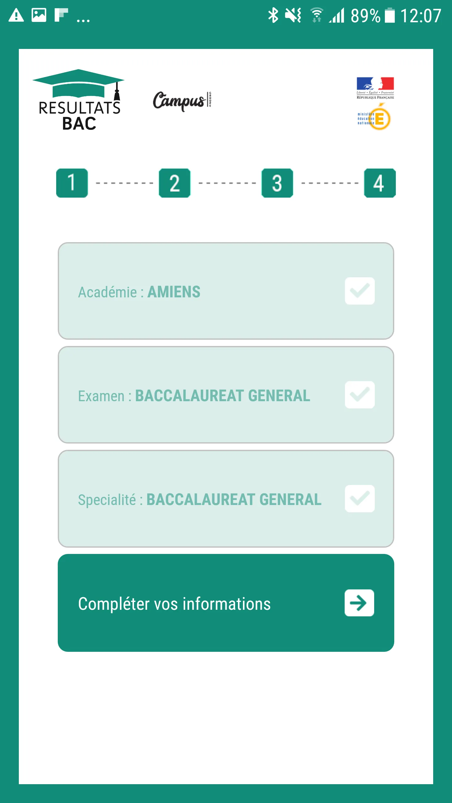 Résultat Bac 2024 | Indus Appstore | Screenshot