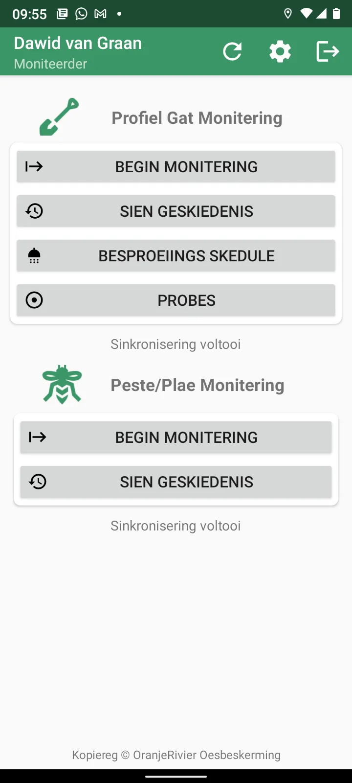 OranjeRivier Oesbeskerming | Indus Appstore | Screenshot