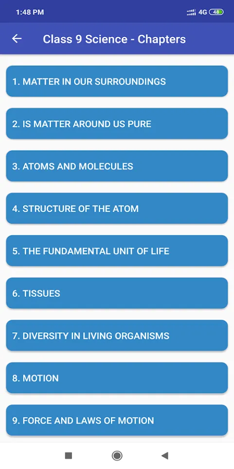 Class 9 Science NCERT Book in  | Indus Appstore | Screenshot