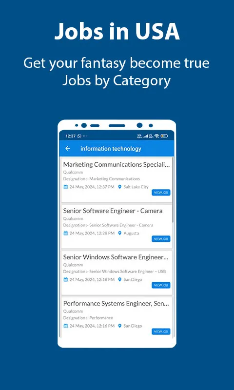 Jobs In USA | Indus Appstore | Screenshot