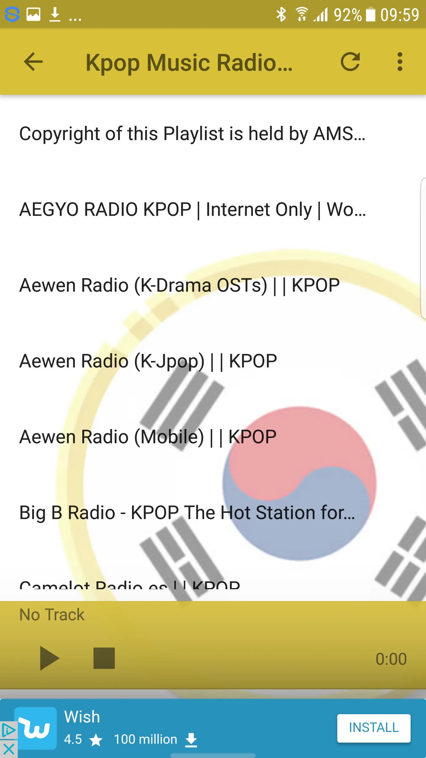 KPOP Music Radio Stations | Indus Appstore | Screenshot