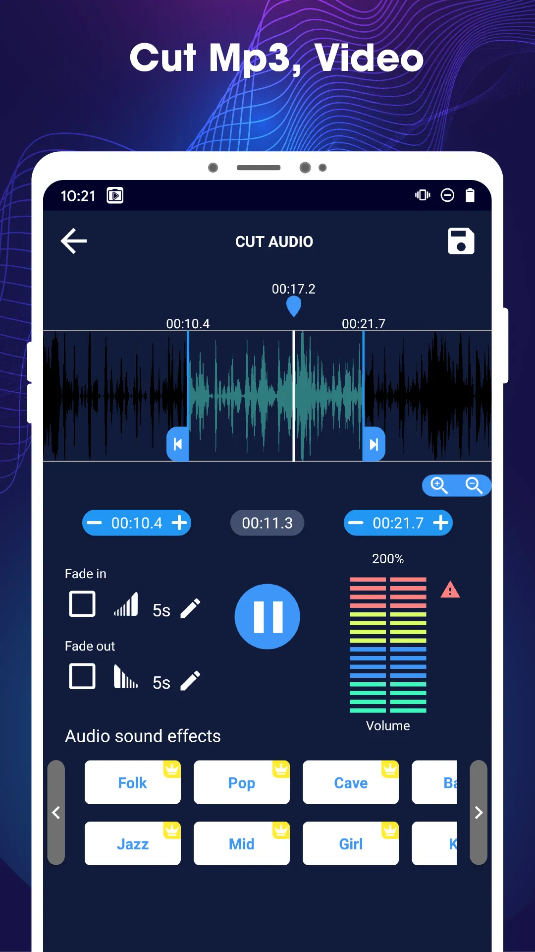 Music Editor: Mp3 Cutter, Mix | Indus Appstore | Screenshot