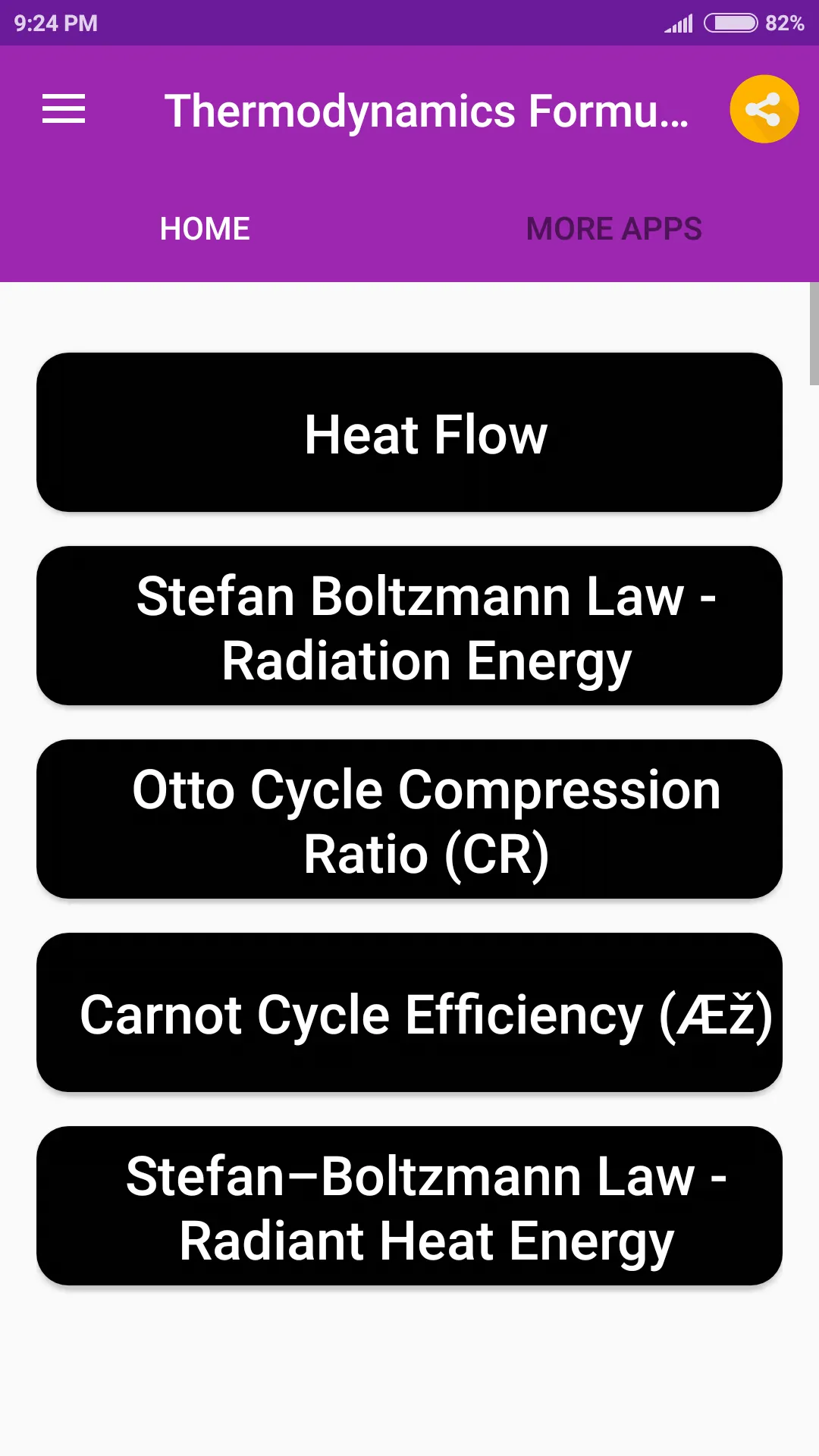 Thermodynamics Formulas | Indus Appstore | Screenshot