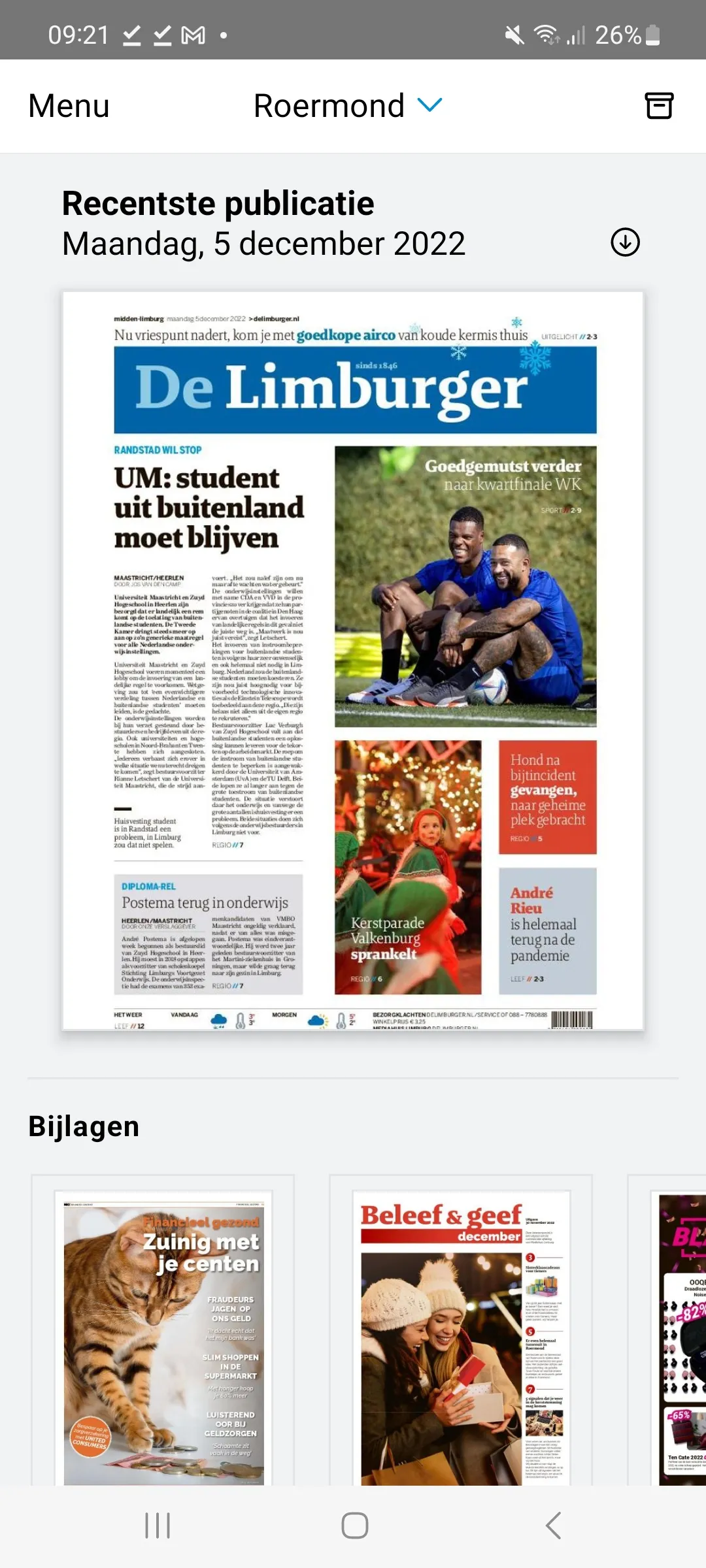 De Limburger Krant | Indus Appstore | Screenshot