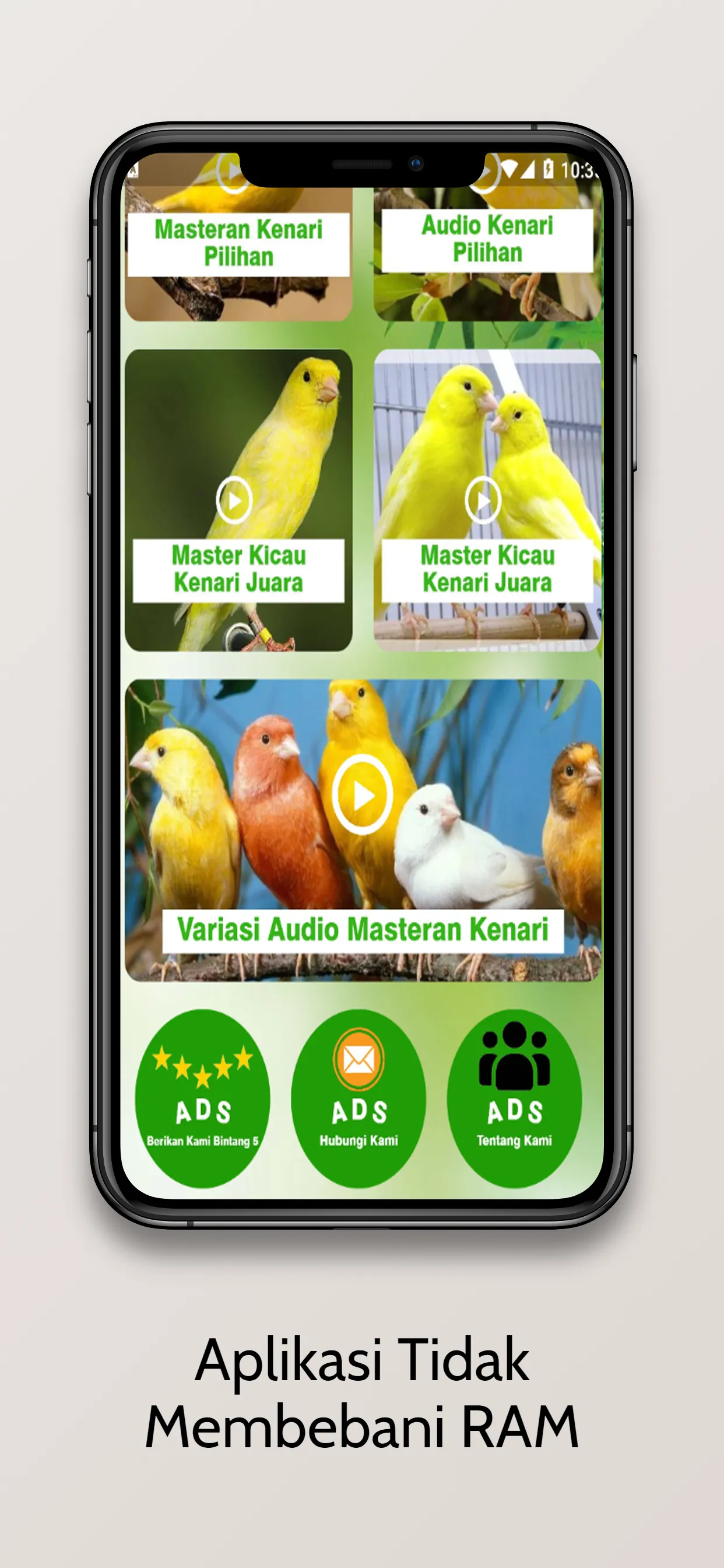 Masteran Kenari Gacor Juara | Indus Appstore | Screenshot