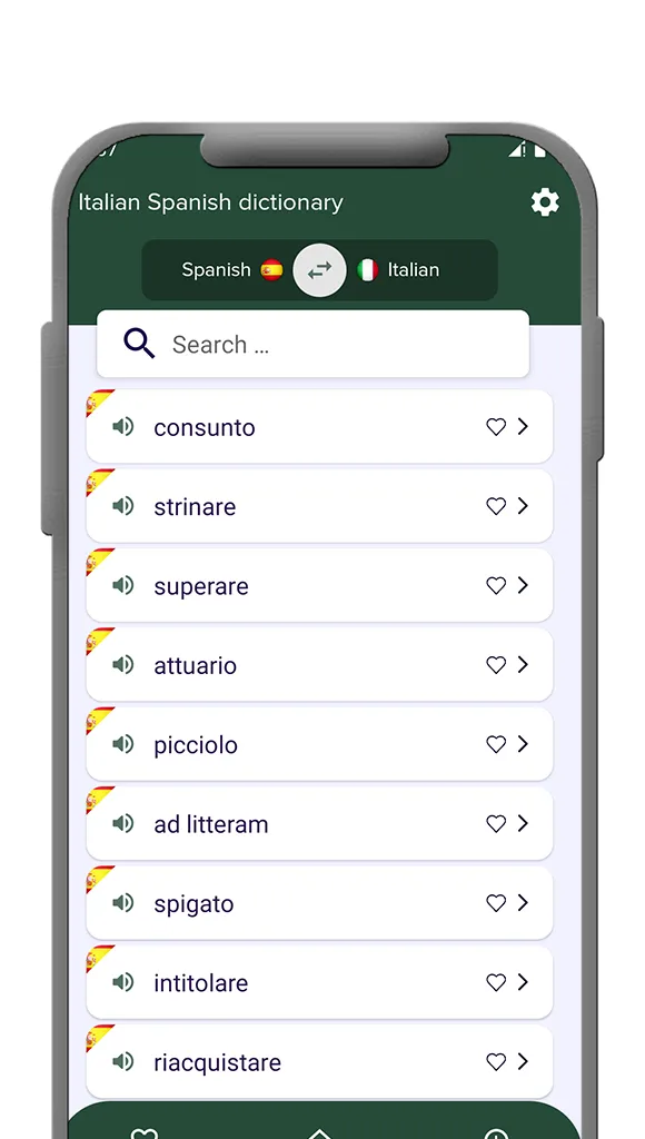 Italian - Spanish dictionary | Indus Appstore | Screenshot