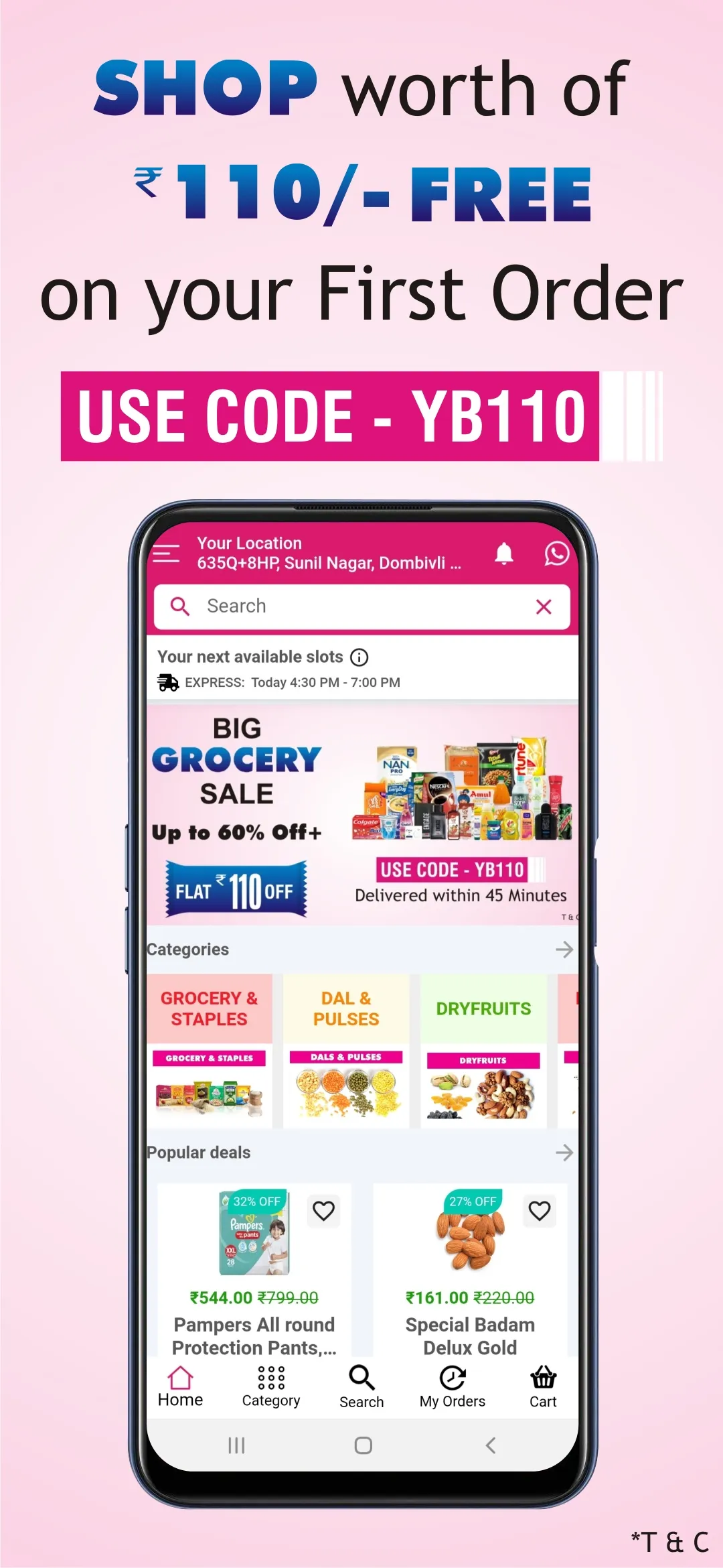 YASHODA BASKET- Grocery & Milk | Indus Appstore | Screenshot