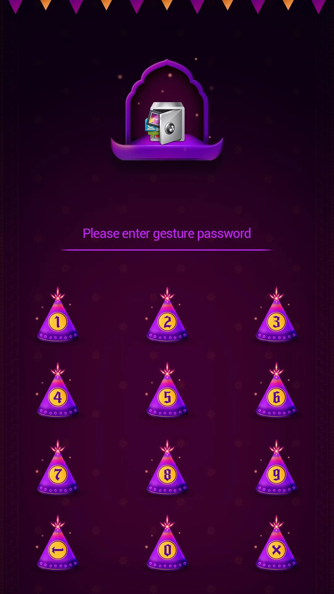 AppLock Theme Diwali | Indus Appstore | Screenshot