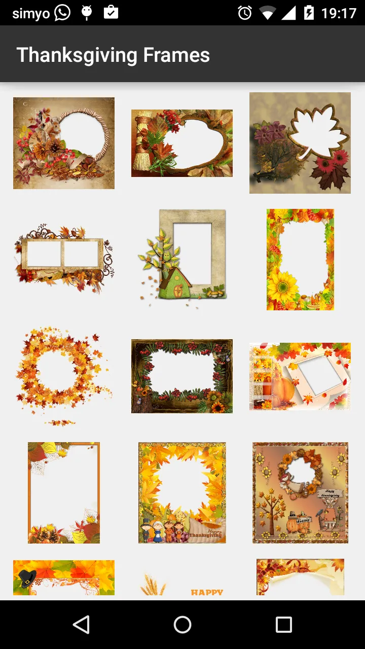 Thanksgiving photo Frames | Indus Appstore | Screenshot