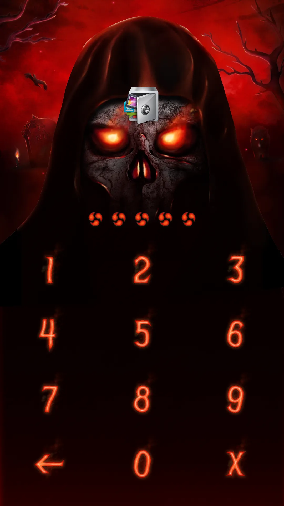 AppLock Live Theme Devil Eyes | Indus Appstore | Screenshot