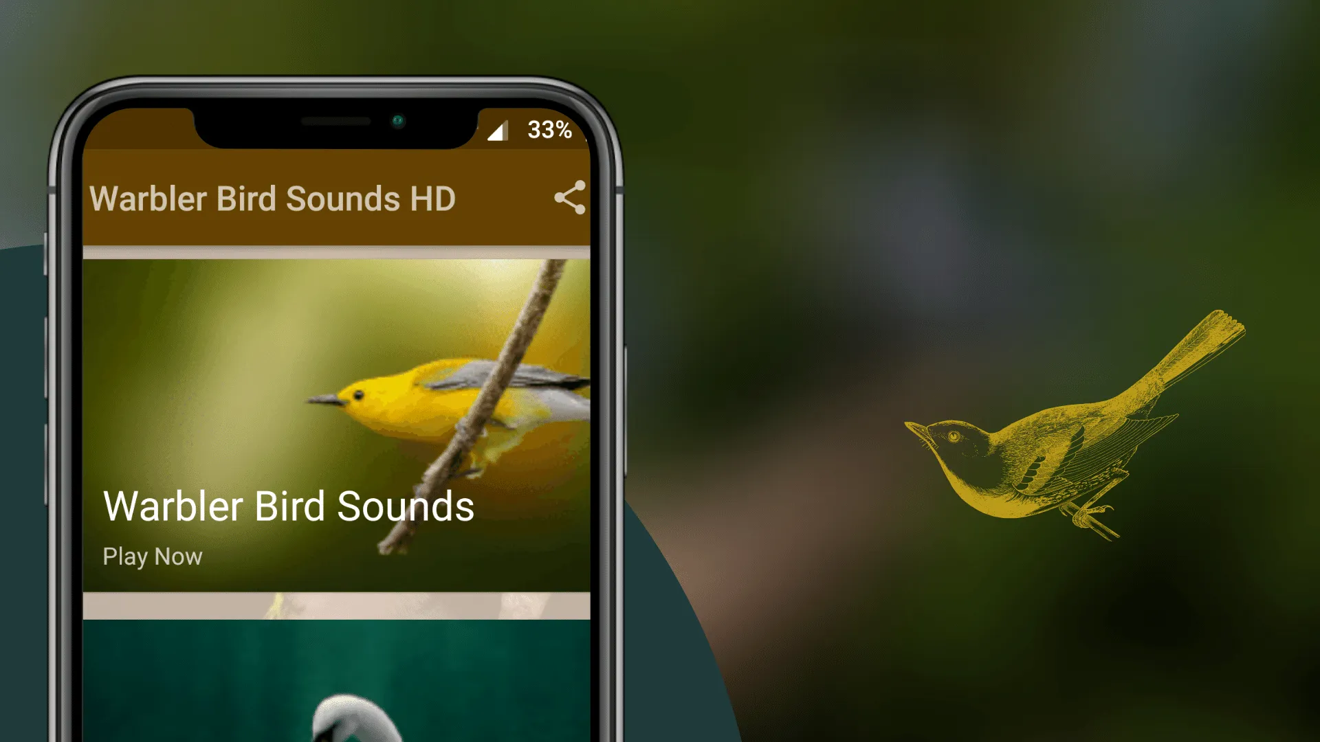 Warbler Bird Sounds | Indus Appstore | Screenshot