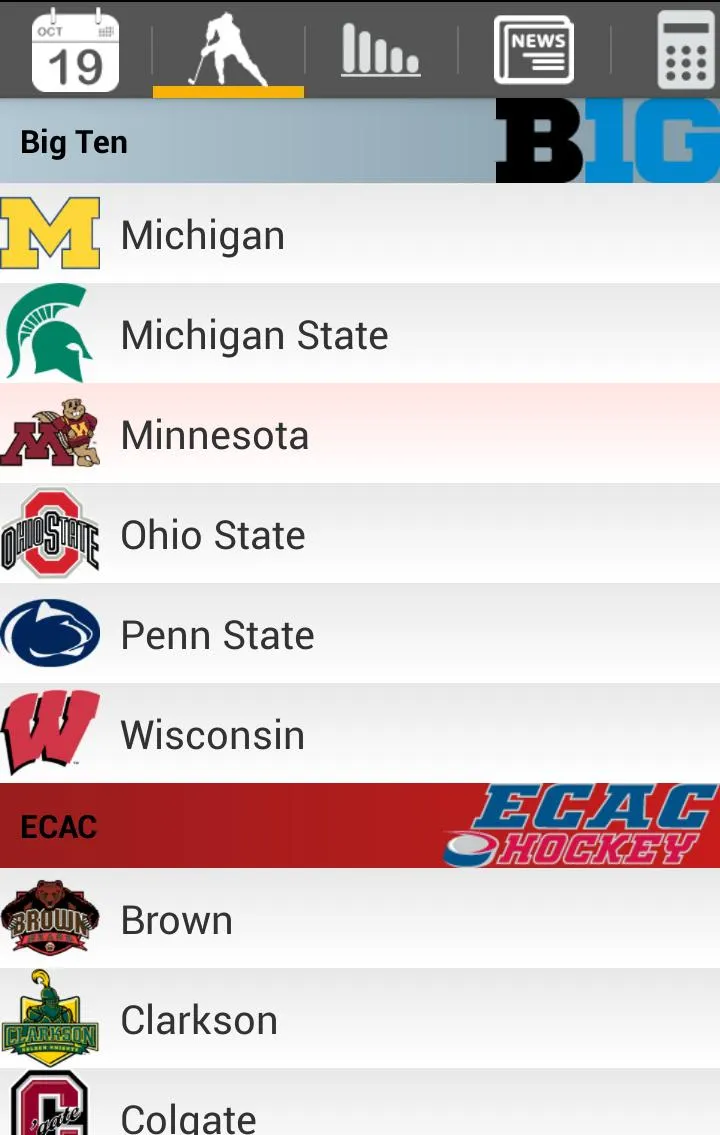 College Hockey News | Indus Appstore | Screenshot