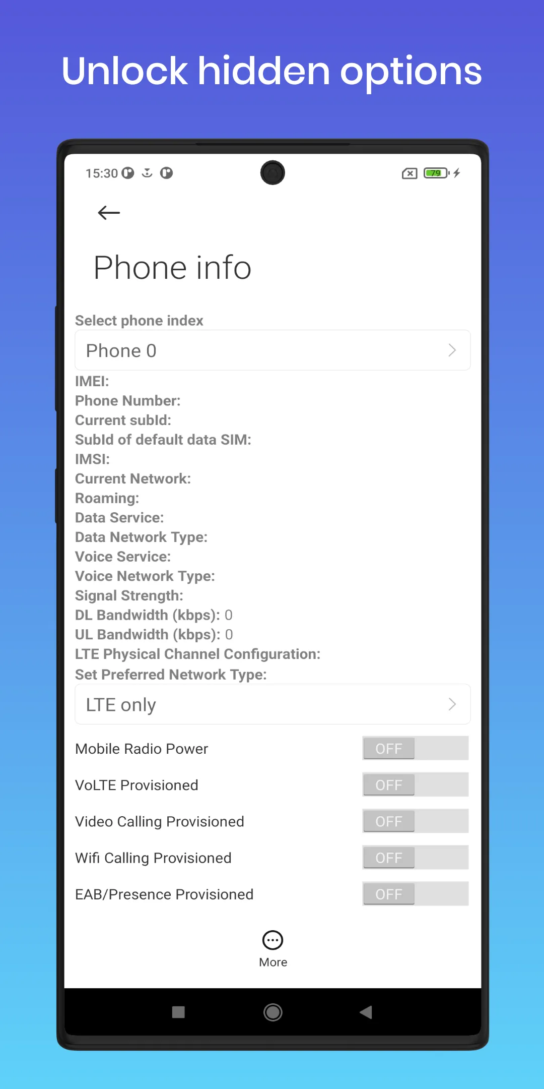 4G Only: Force LTE | Indus Appstore | Screenshot