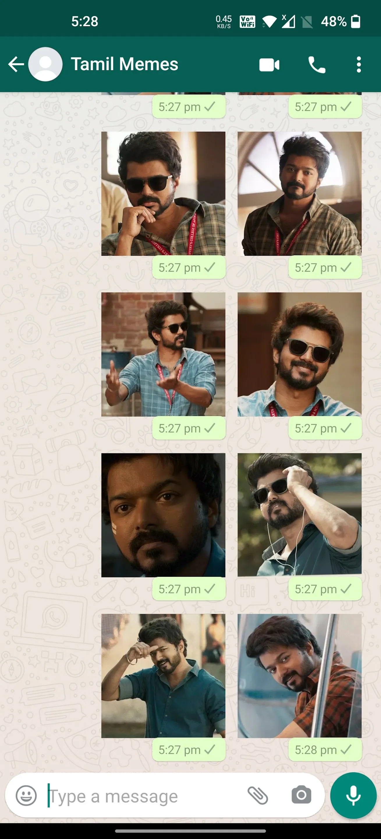 Vijay's Master Stickers | Indus Appstore | Screenshot