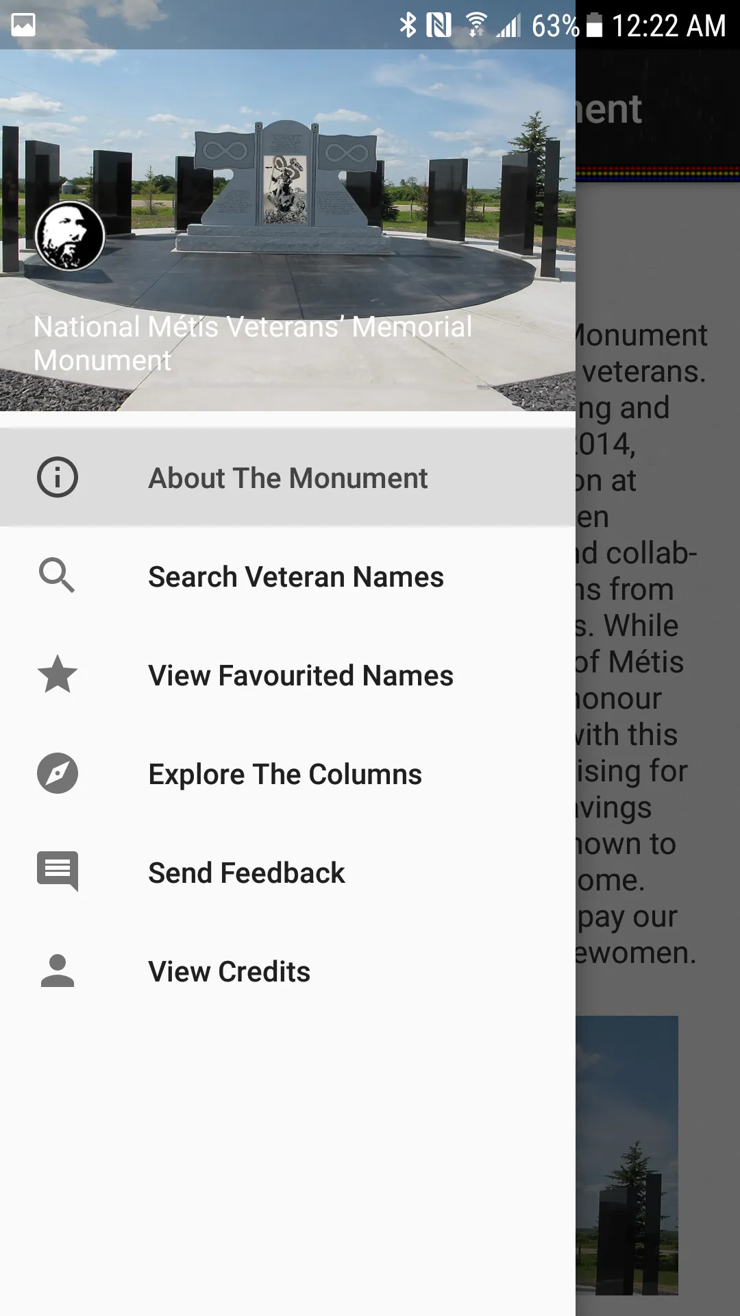 Métis Veterans’ Monument | Indus Appstore | Screenshot