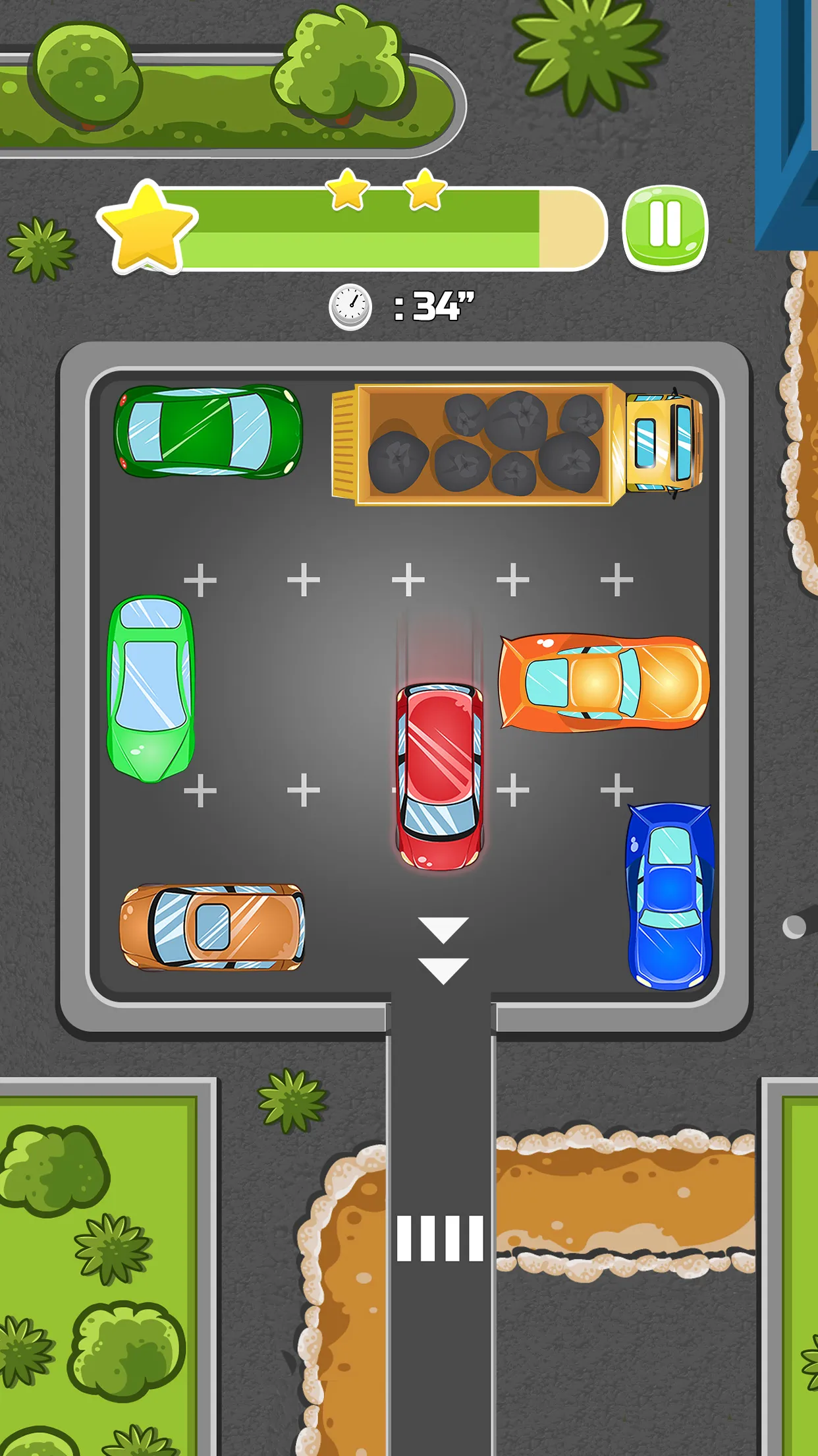 Parking Panic : exit red car | Indus Appstore | Screenshot