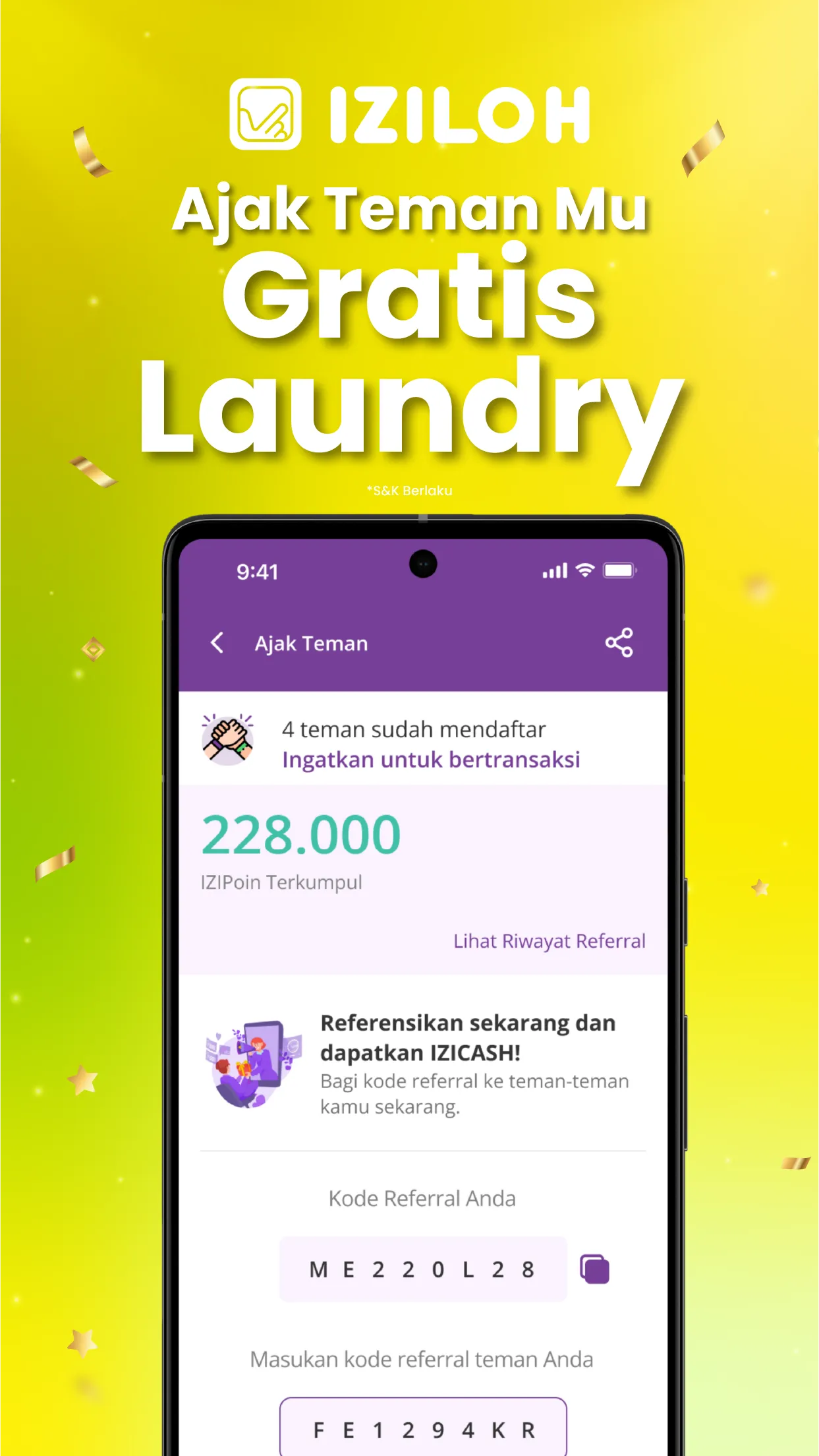 IZILOH - Smart Laundry App | Indus Appstore | Screenshot