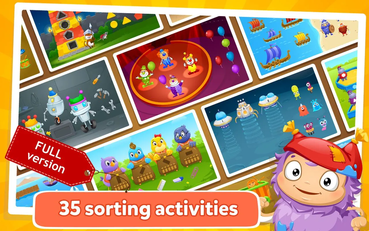 Kids Learn to Sort | Indus Appstore | Screenshot