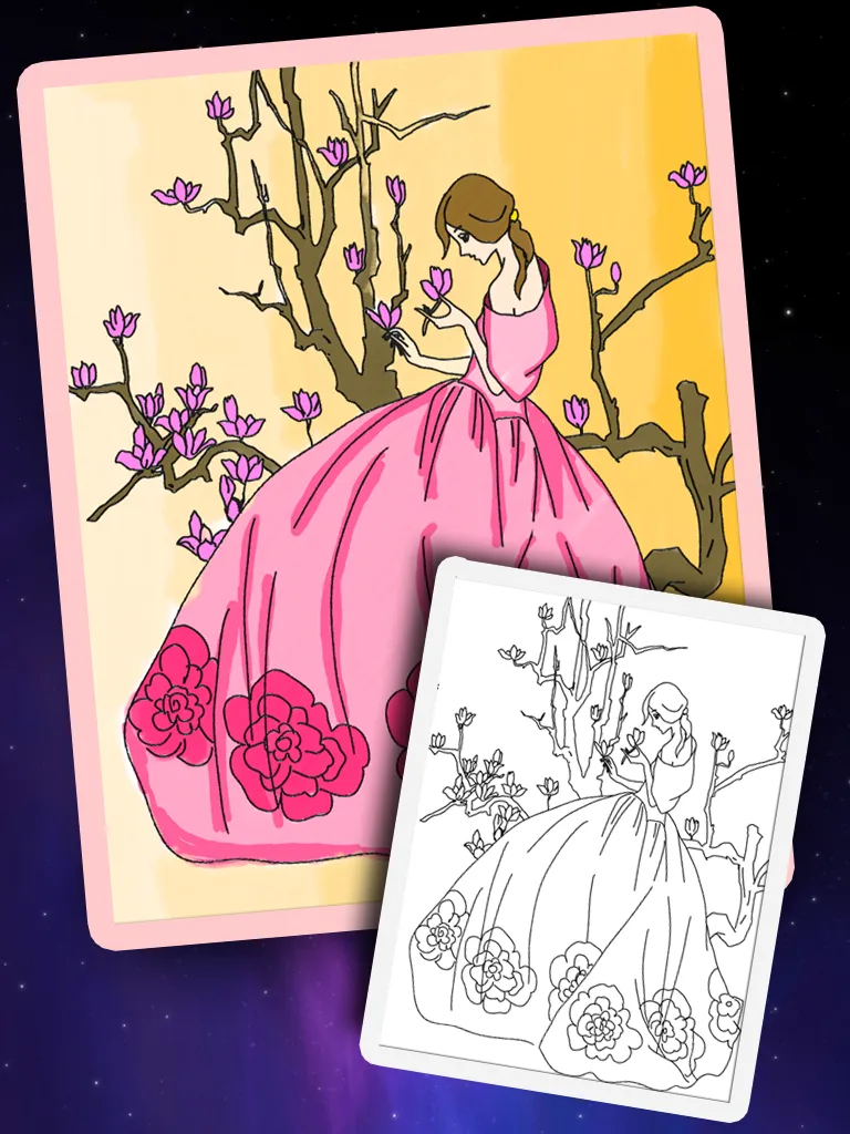 Princess Coloring Book | Indus Appstore | Screenshot