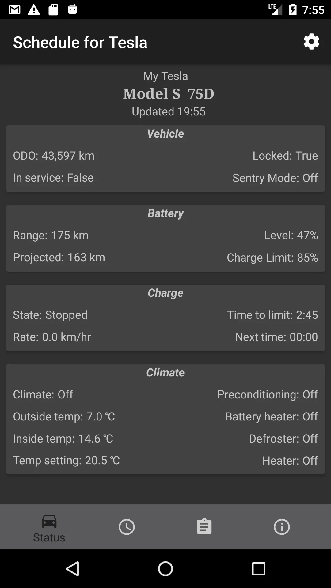 Schedule for Tesla | Indus Appstore | Screenshot