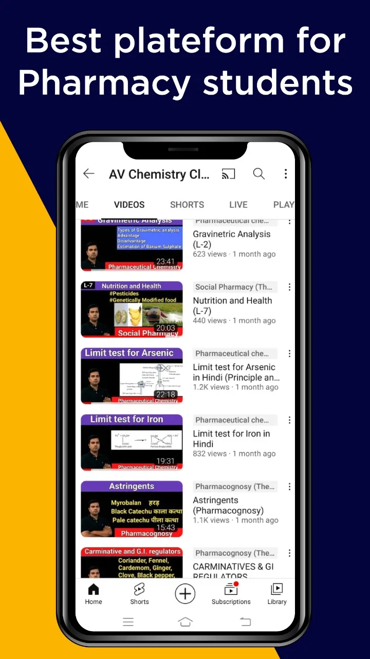 AV Chemistry Classes | Indus Appstore | Screenshot