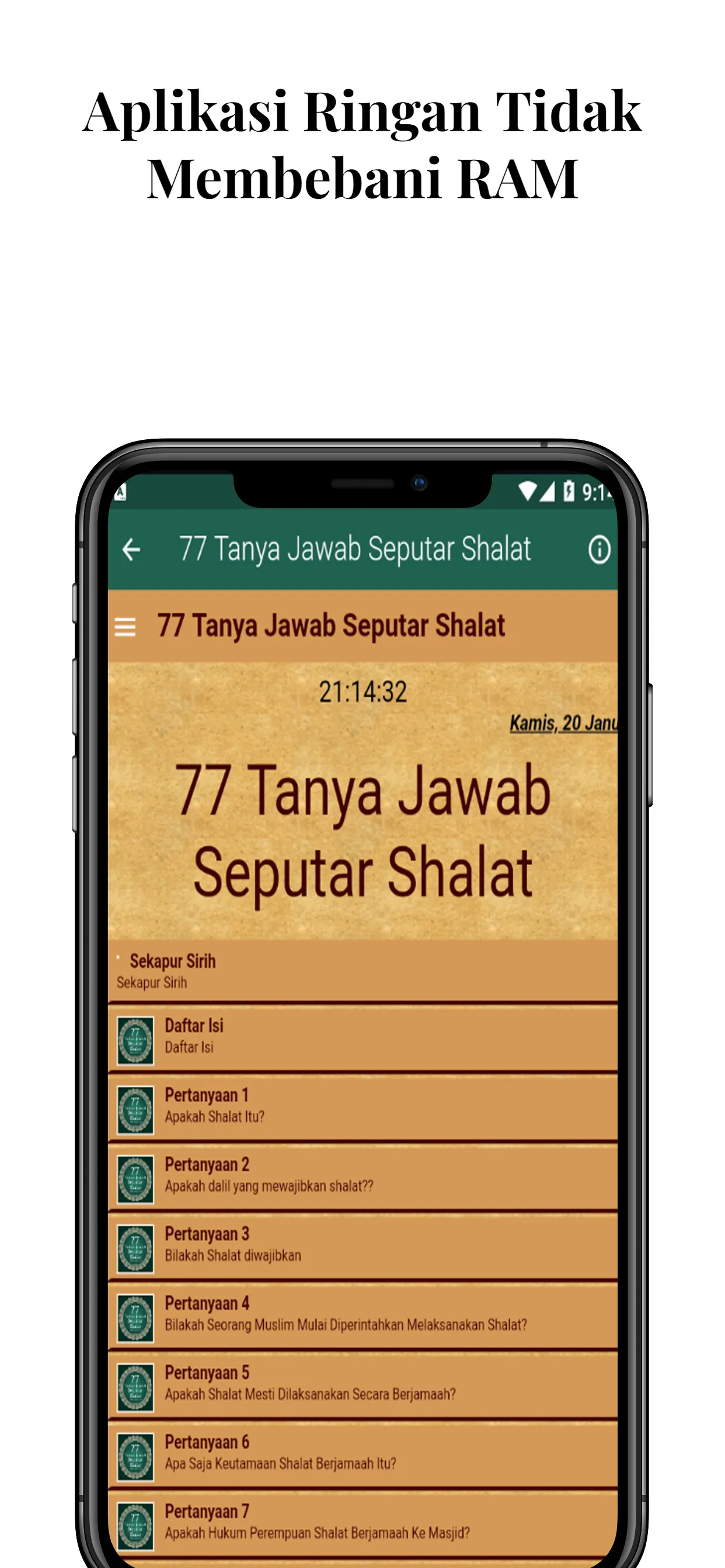 77 Tanya Jawab Seputar Shalat | Indus Appstore | Screenshot