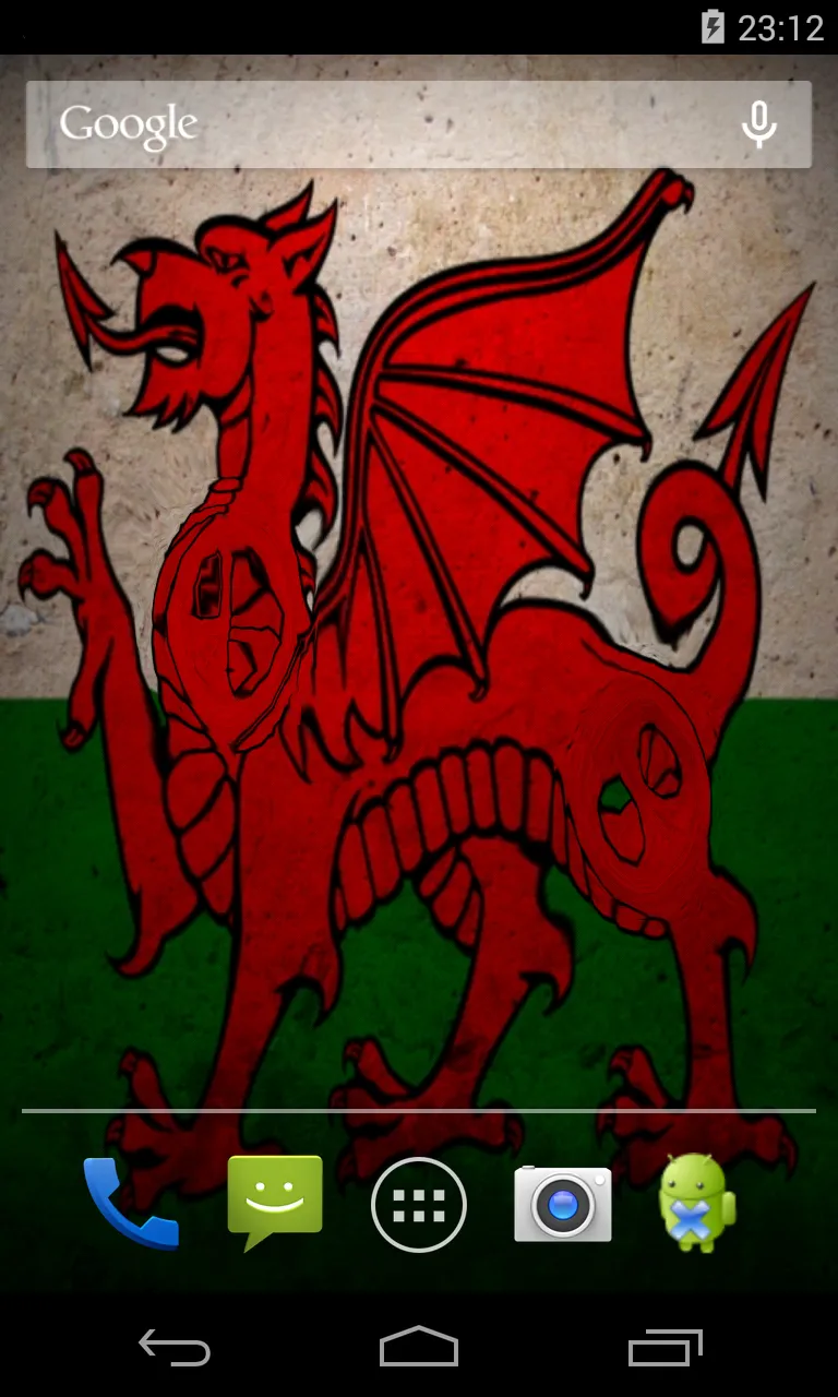 Flag of Wales Live Wallpaper | Indus Appstore | Screenshot