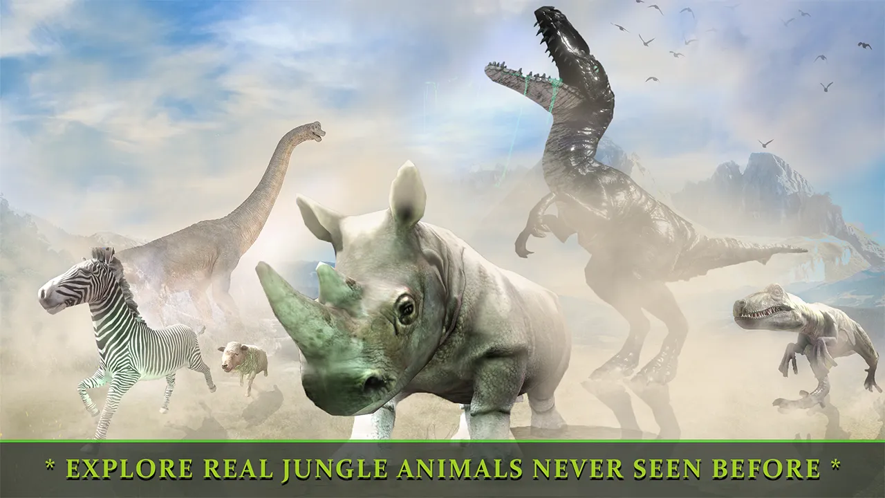 Jungle Dinosaur Simulator | Indus Appstore | Screenshot