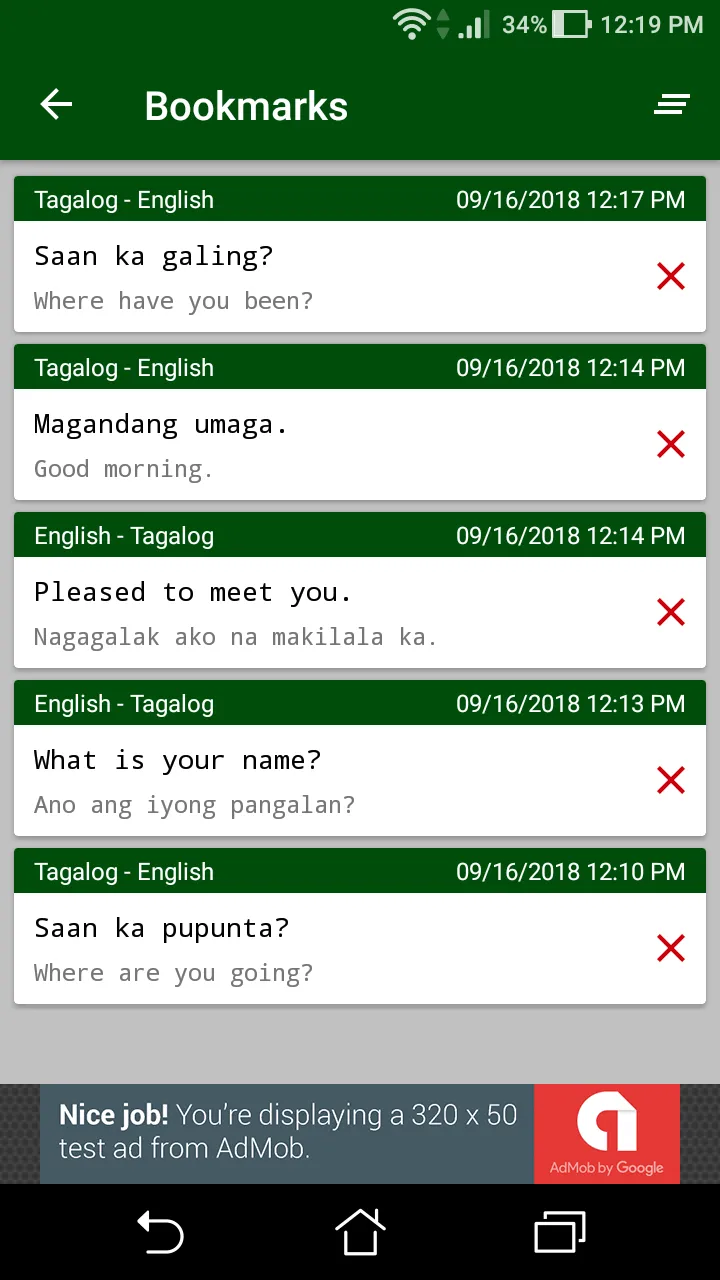 Filipino - English Translator | Indus Appstore | Screenshot