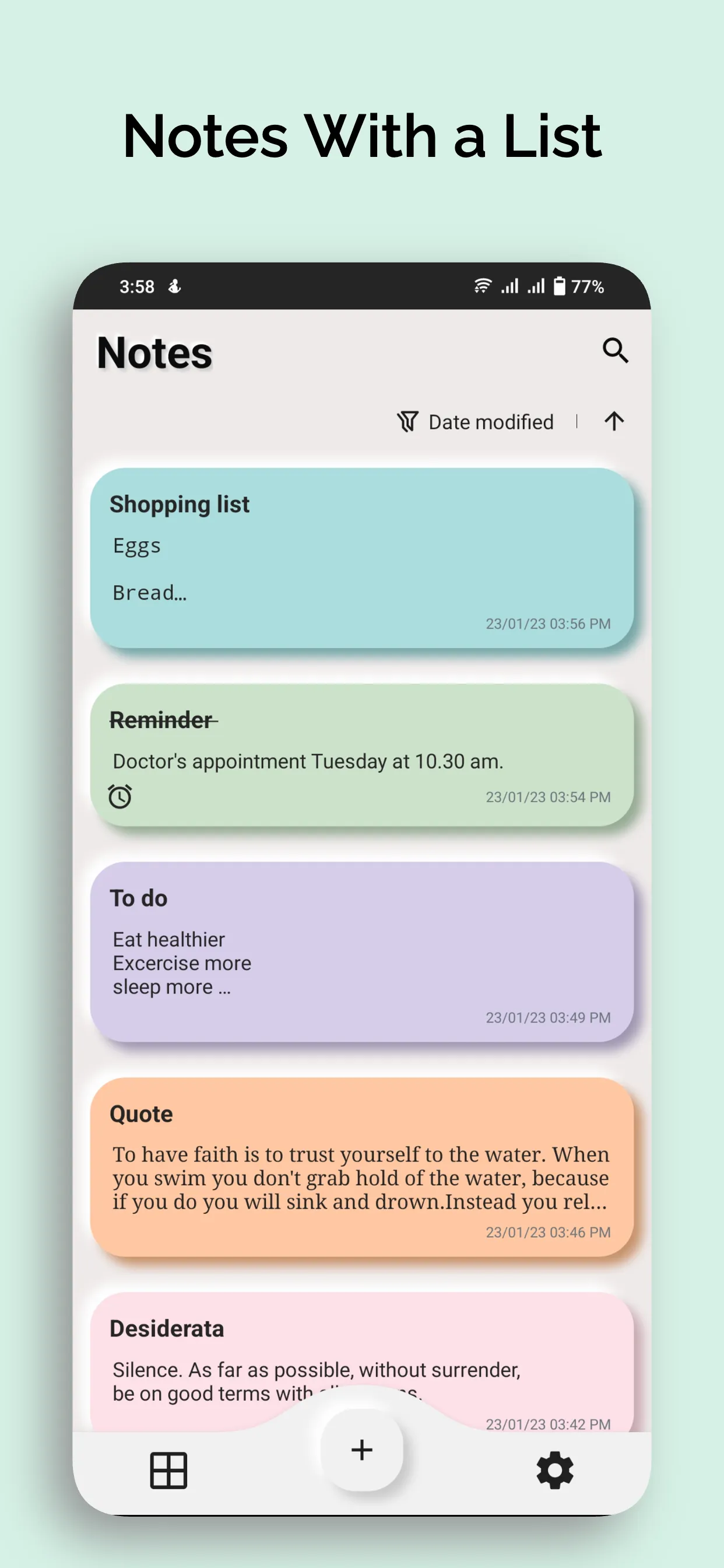 Notepad - A Creative Notebook | Indus Appstore | Screenshot
