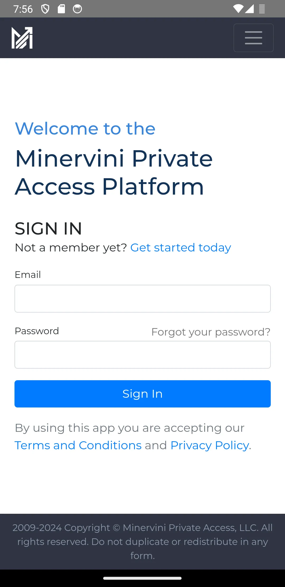 Minervini Private Access | Indus Appstore | Screenshot