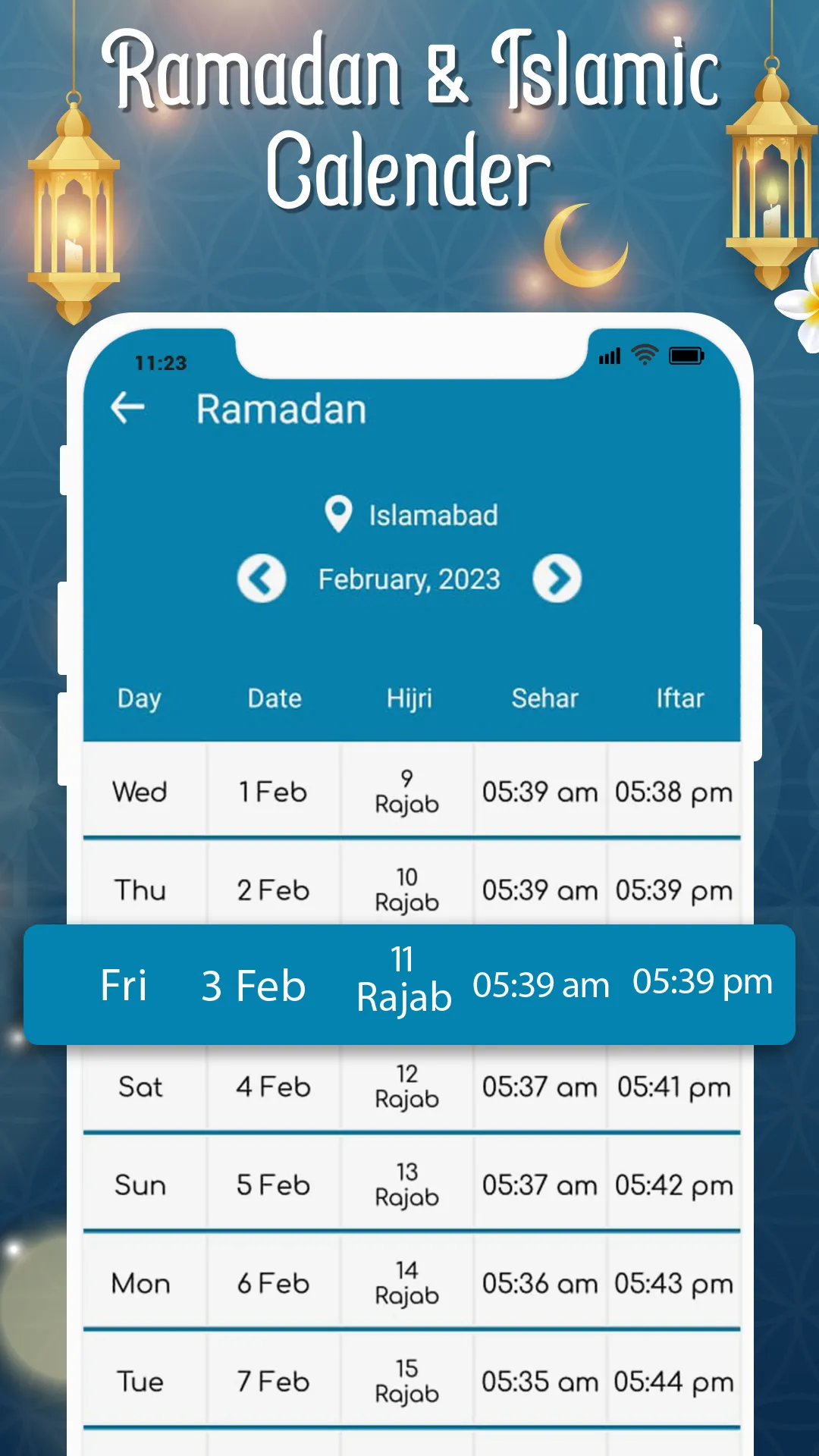 Ramadan Calendar 2023 | Indus Appstore | Screenshot