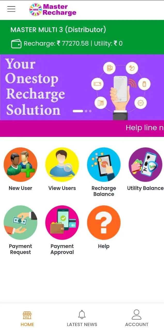 Master Recharge Services | Indus Appstore | Screenshot