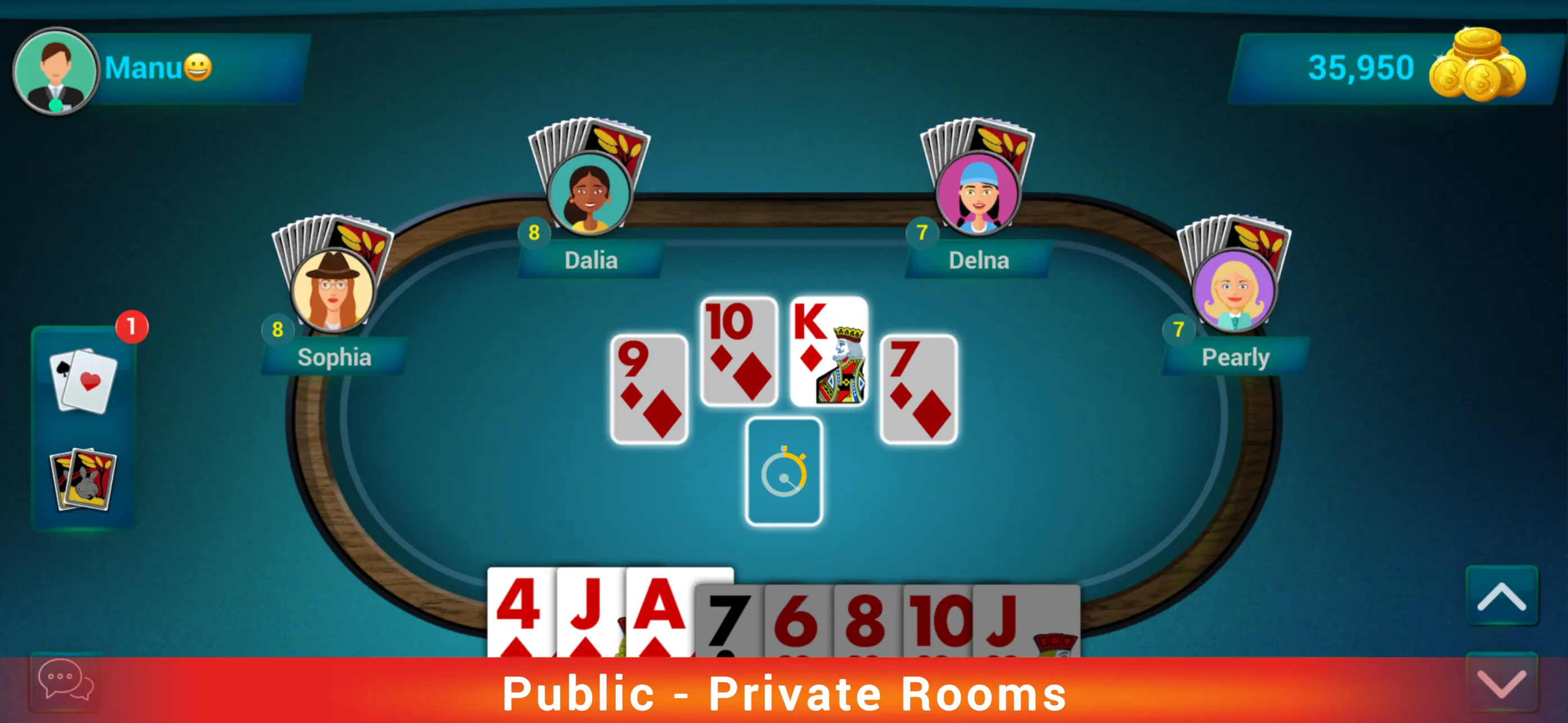 Donkey: Multiplayer Card Game | Indus Appstore | Screenshot